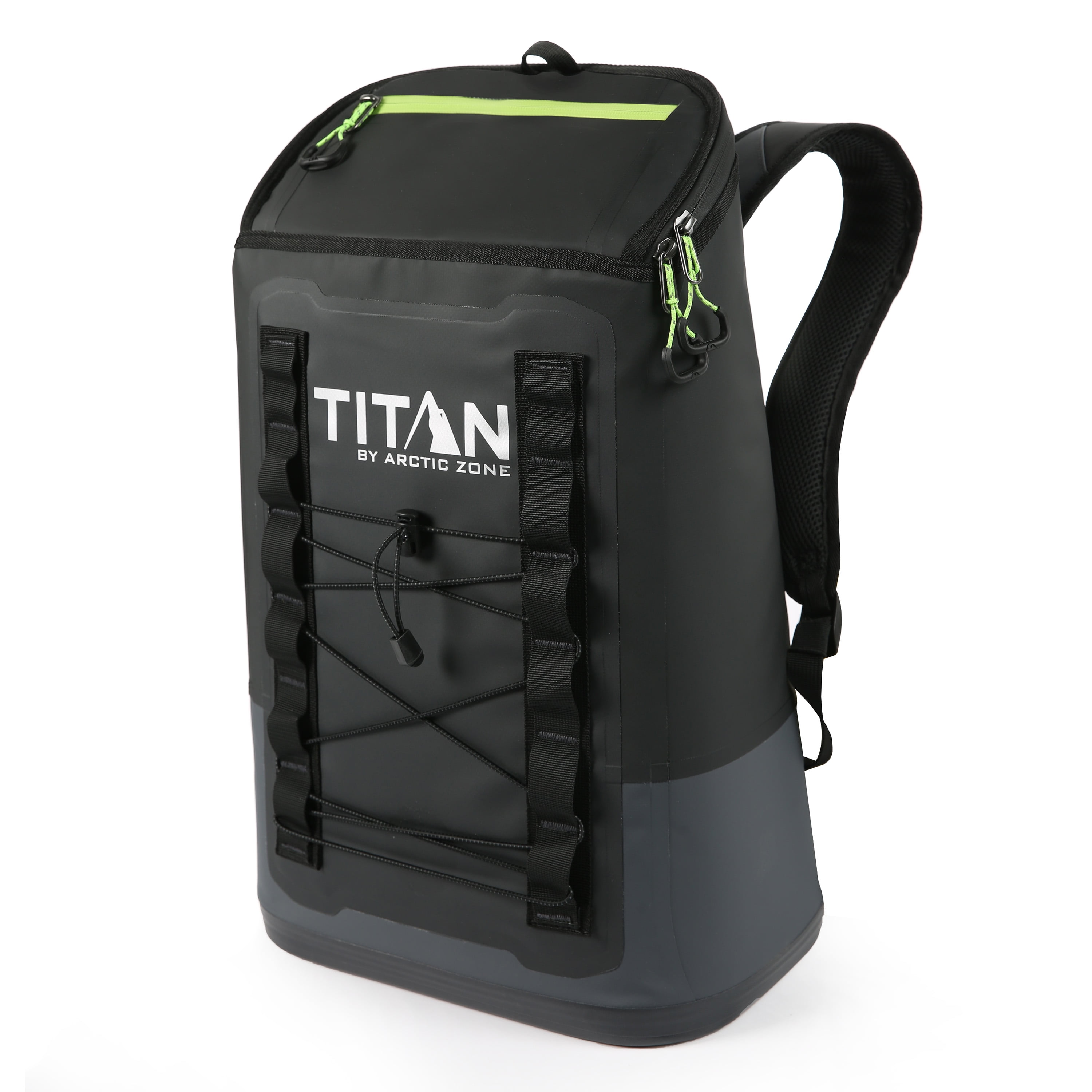 Titan by Arctic Zone 24 Can, 16 Quart Welded Cooler Backpack with Waterproof Exterior, Black