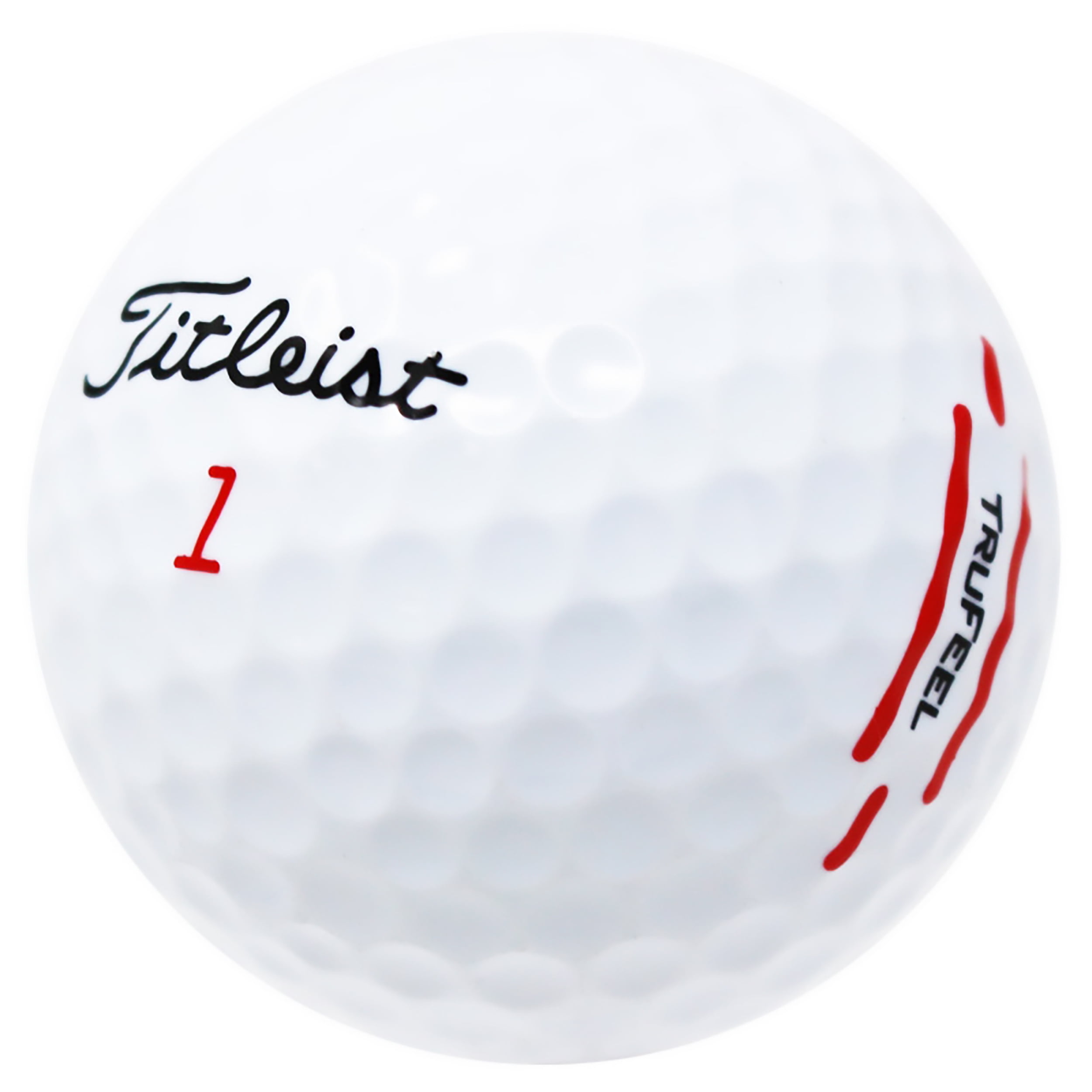 Titleist Tru Feel, Golf Balls, Near Mint, 4a, AAAA Quality, 24 Pack, White