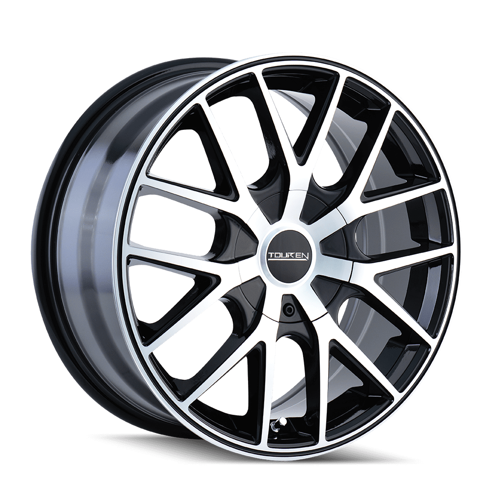 Touren Tr60-3260 16X7 5X100/5X114.3 42Et 72.62Cb Black/Machined Face/Black Ring