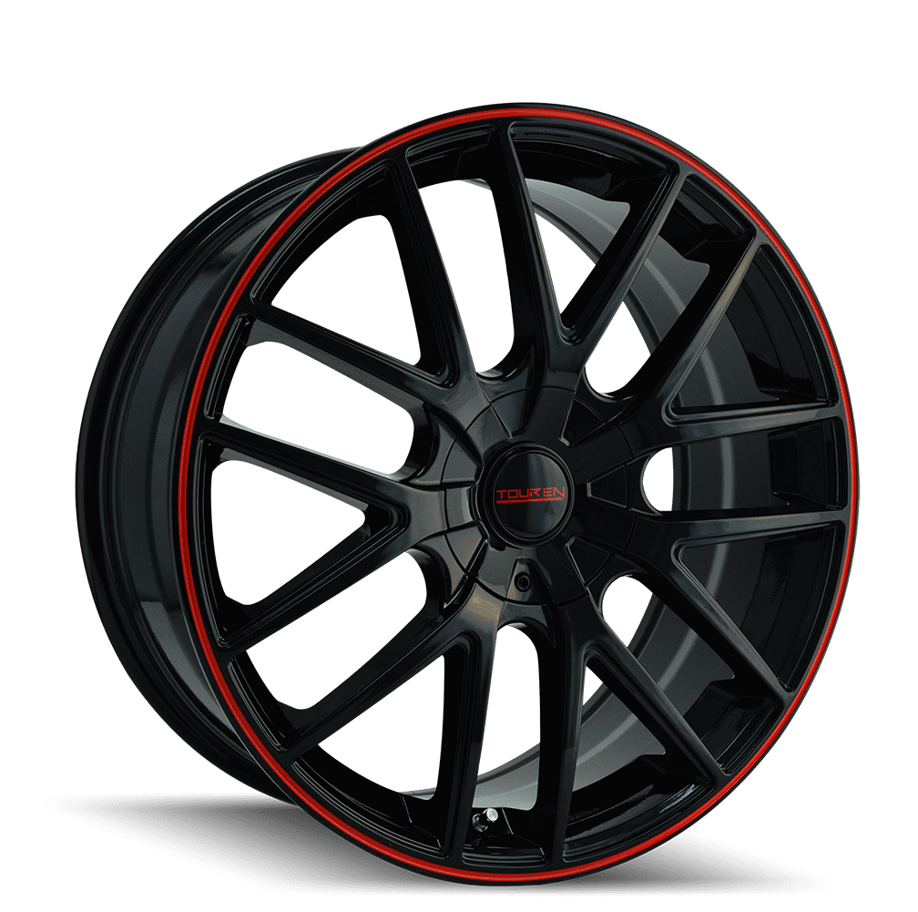 Touren Tr60-3260 17X7.5 5X112/5X120 42Et 72.62Cb Black/Red Ring