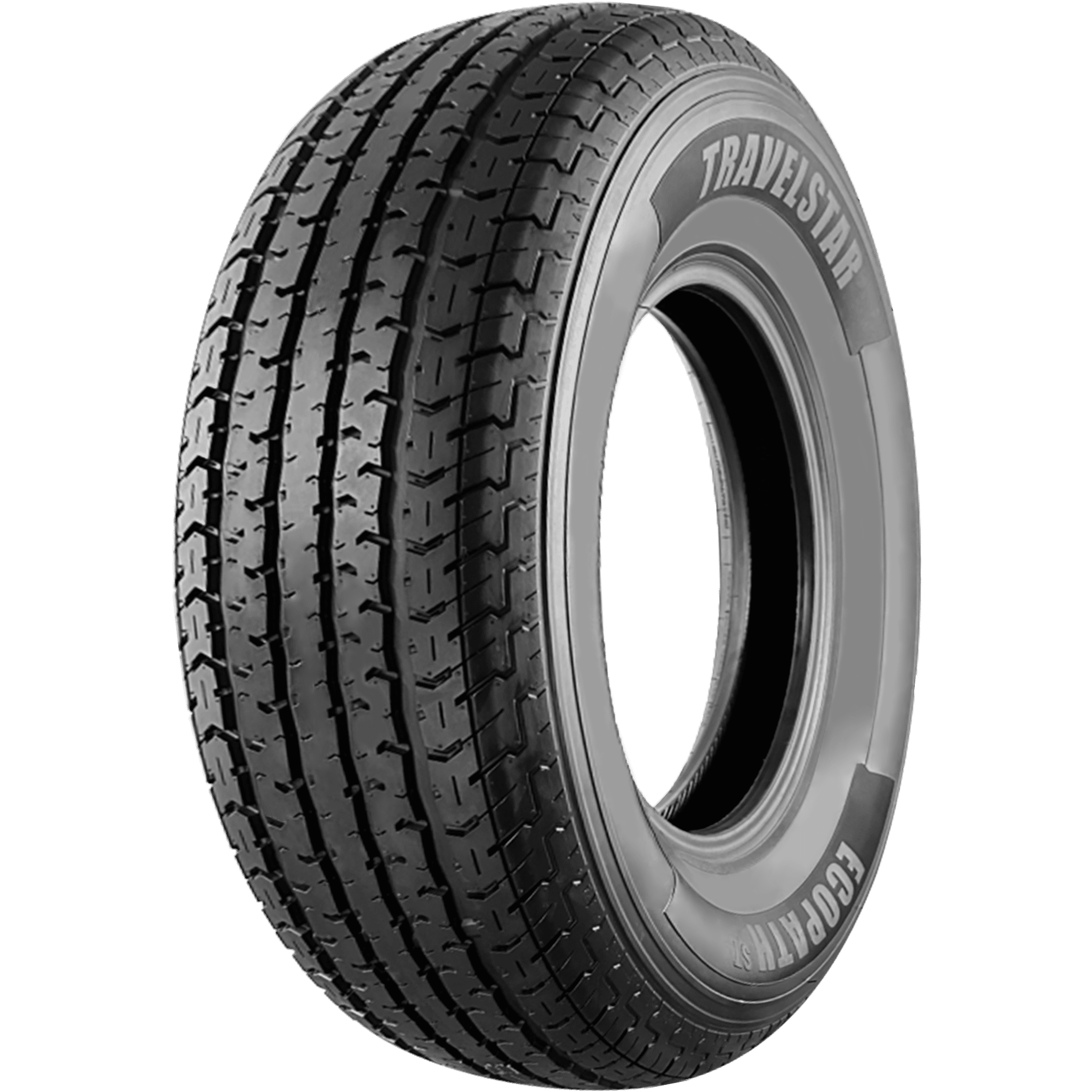 Travelstar Ecopath ST ST185/80R13 8 Ply 99M Load D Radial Trailer Tire - ST 185/80R13(Tire Only)