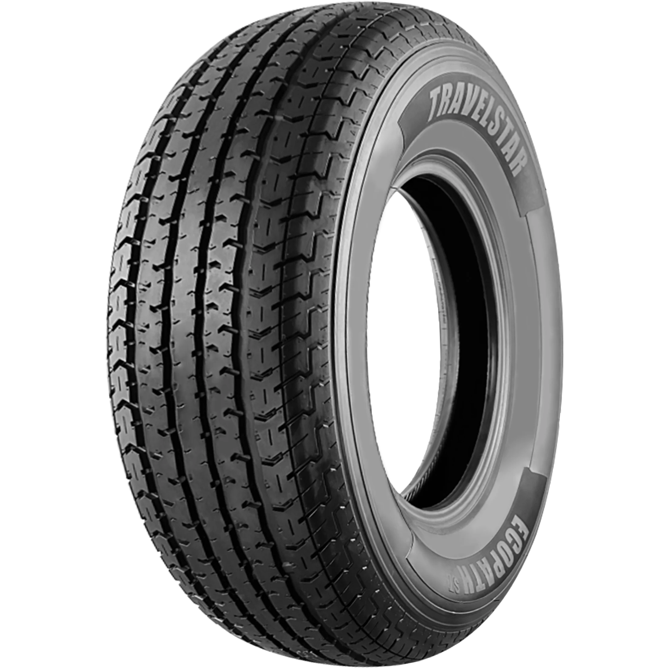 Travelstar Ecopath ST ST225/75R15 10 Ply 117M Load E Radial Trailer Tire - ST 225/75/15(Tire Only)