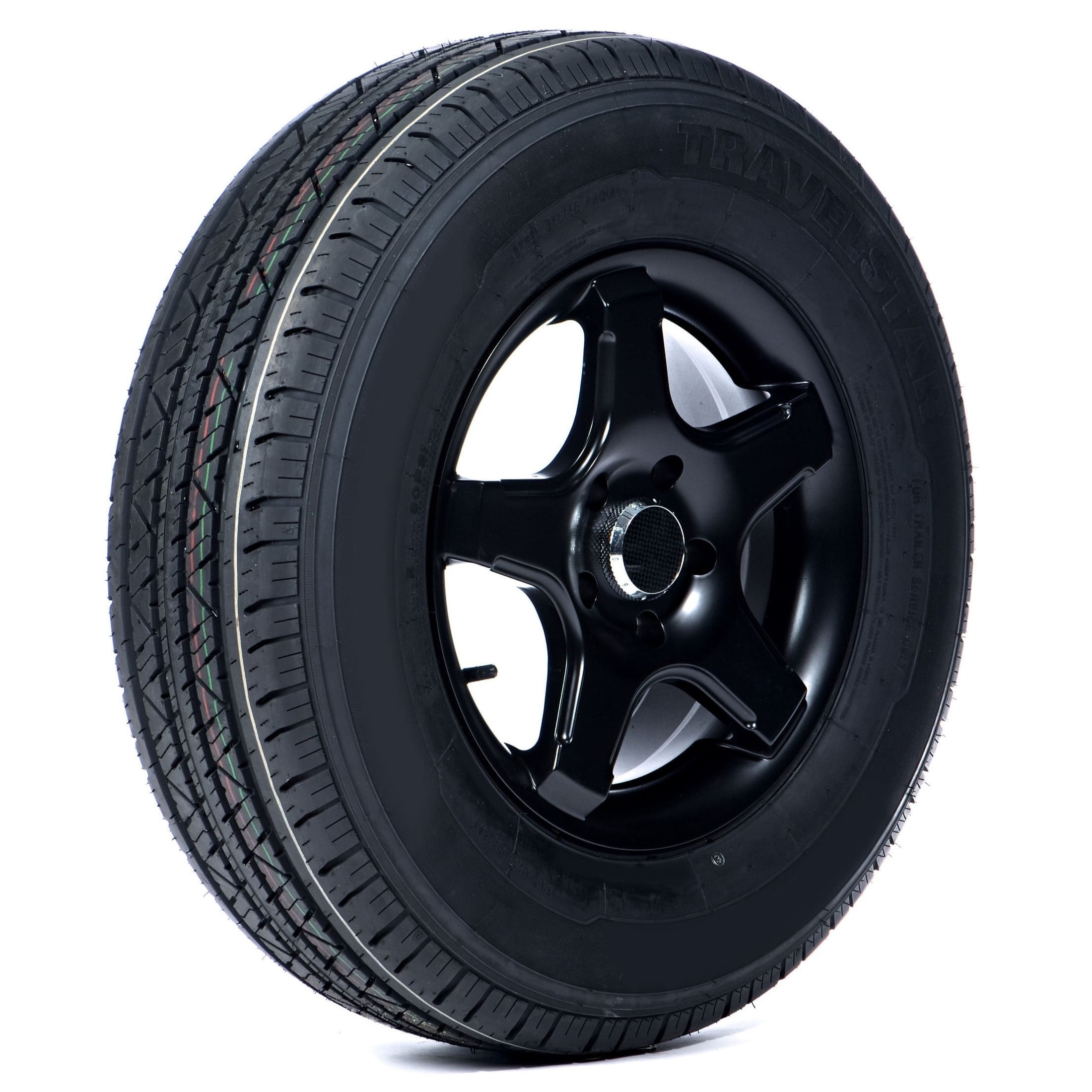 Travelstar HF288 ST205/75R15 6 Ply 101N Load Range C Radial Trailer Tire - ST 205/75/15 205/75R15 (Tire Only)