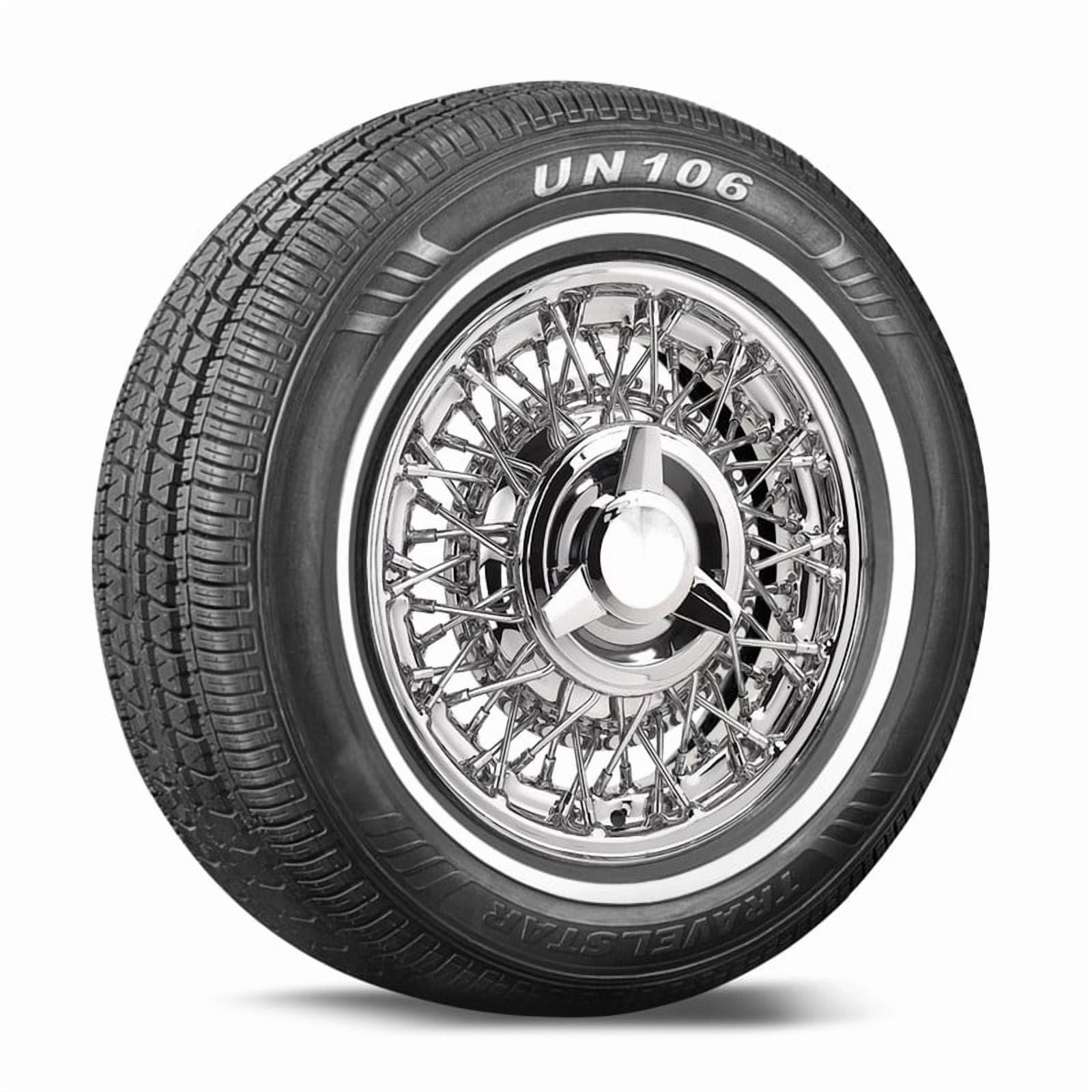 Travelstar UN106 All Season 205/75R14 95S Passenger Tire 205/75/14,White Wall 18mm(Tire Only)