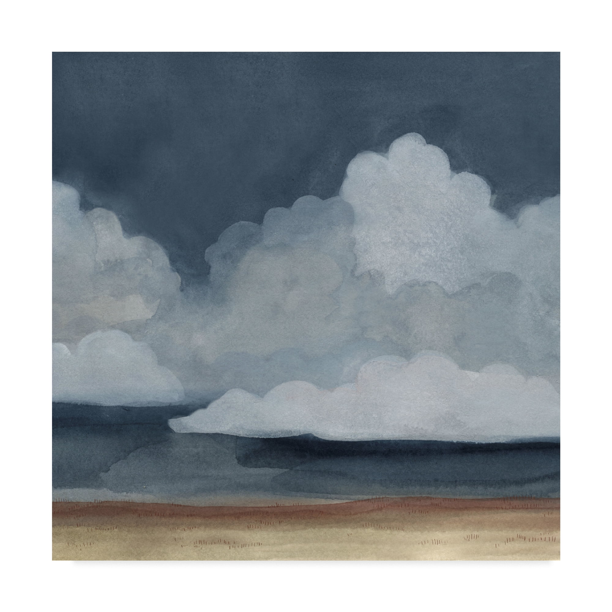 Trademark Fine Art 'Cloud Landscape IV' Canvas Art by Emma Scarvey