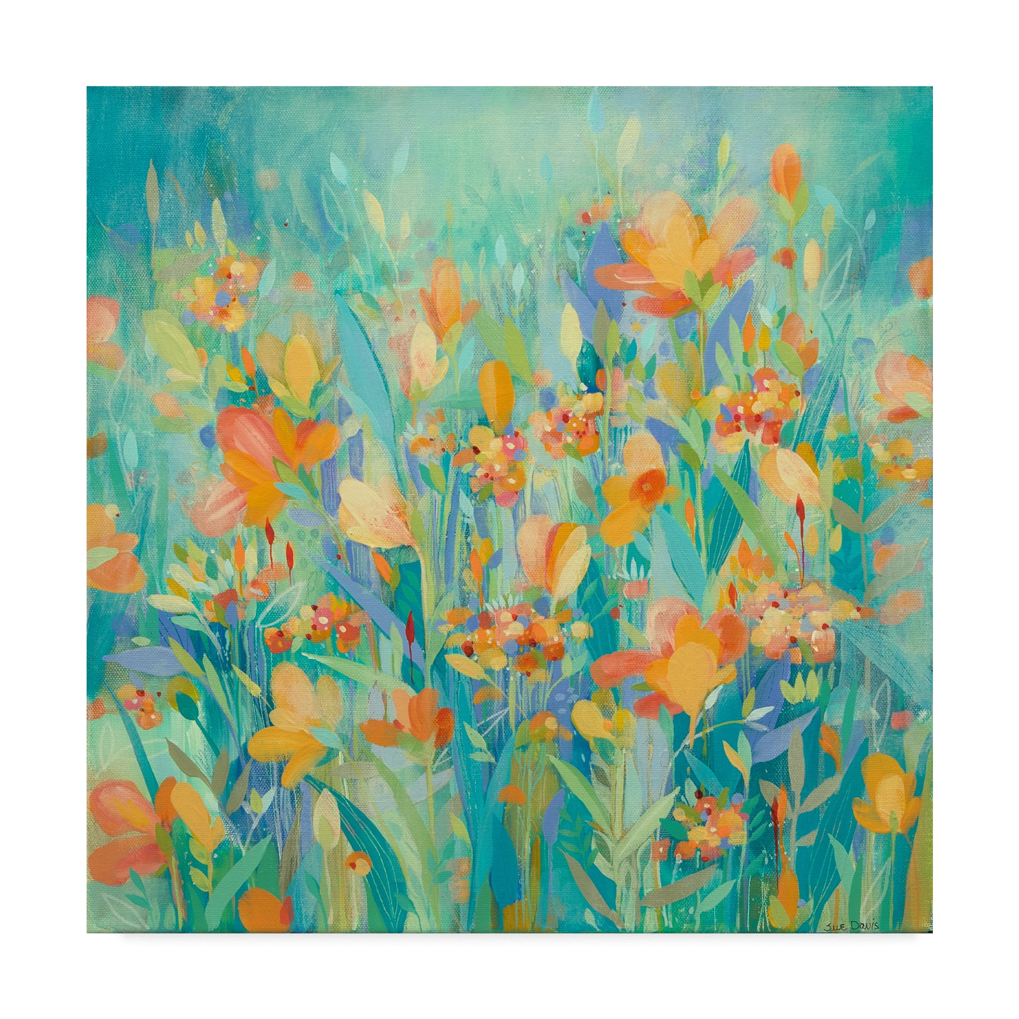 Trademark Fine Art 'How Does Your Garden Grow' Canvas Art by Sue Davis