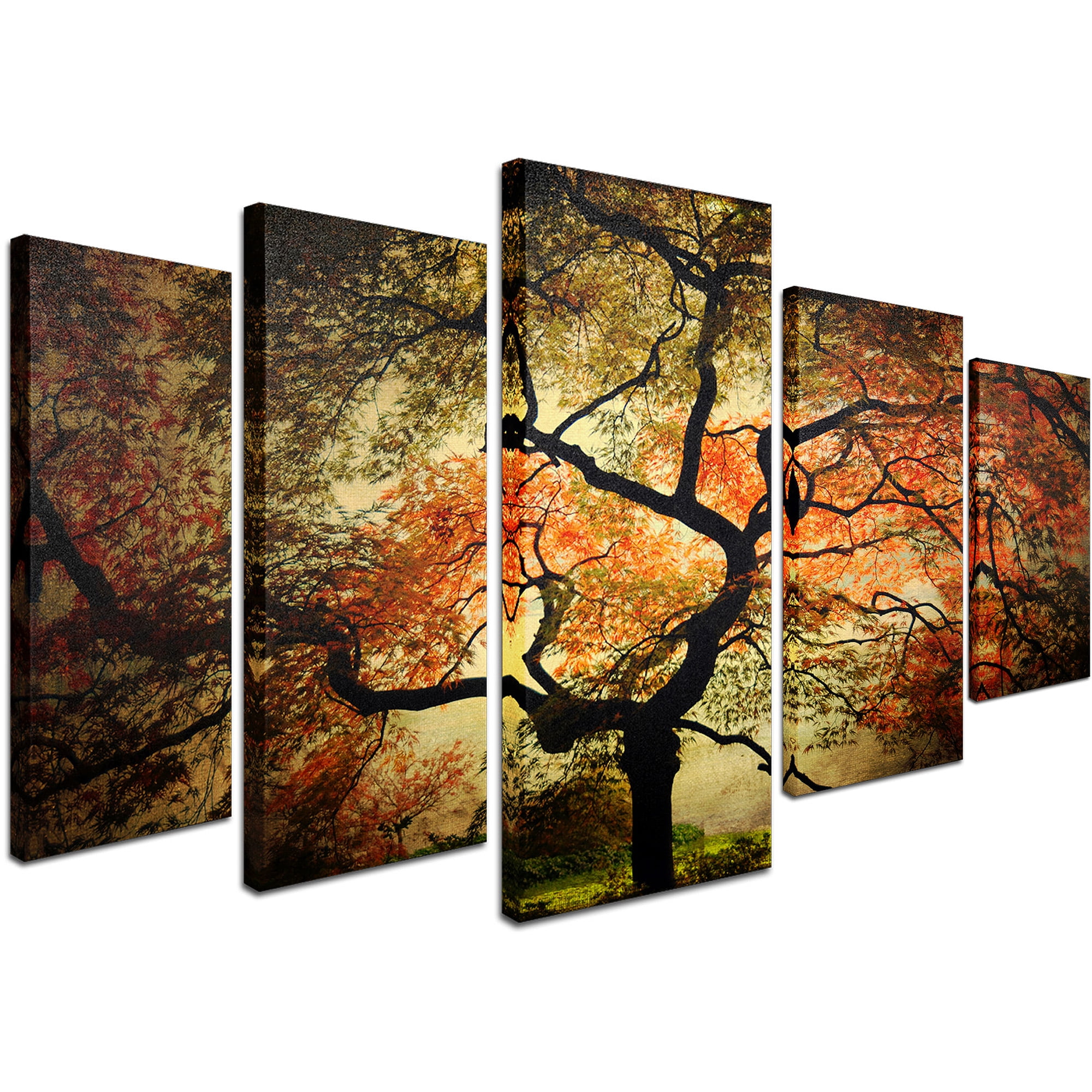 Trademark Fine Art "Japanese" Canvas Art by Philippe Sainte-Laudy 5-Panel Set