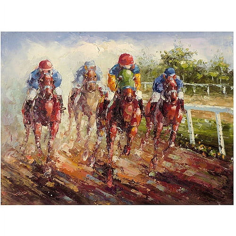 Trademark Fine Art "Kentucky Derby" Canvas Wall Art by Rio