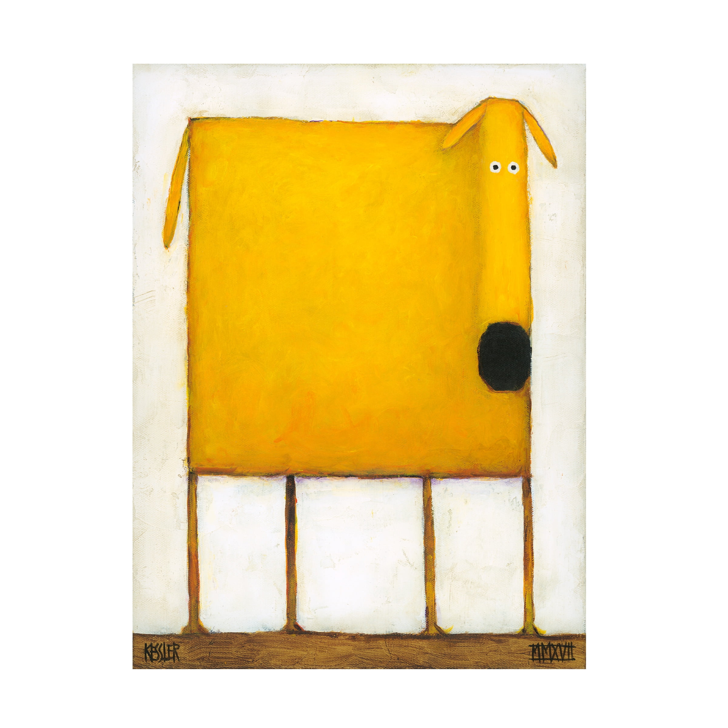 Trademark Fine Art 'Mello Yello' Canvas Art by Daniel Patrick Kessler