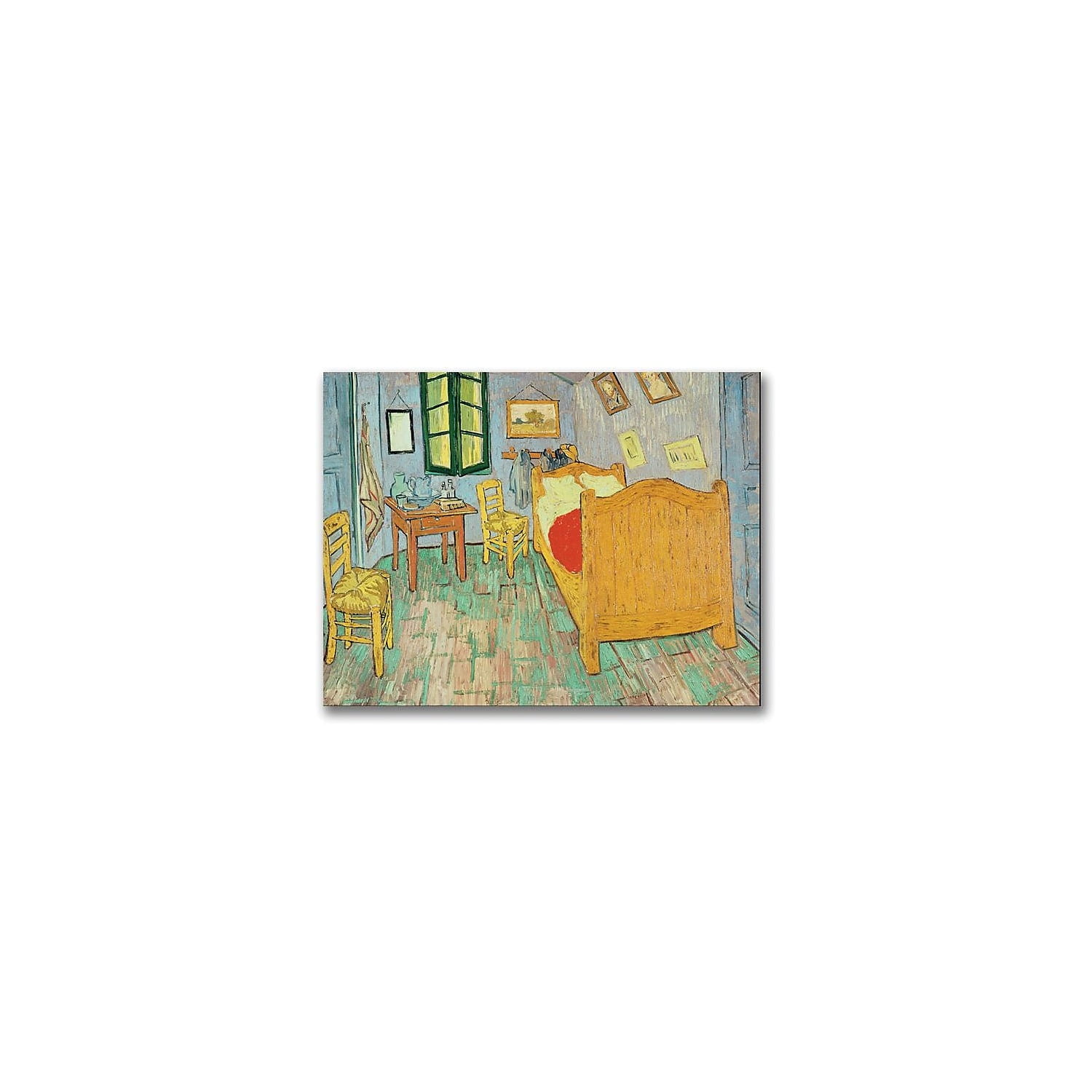 Trademark Fine Art Vincent van Gogh Van Gogh's Bedroom at Arles Canvas Wall Art - 35x47