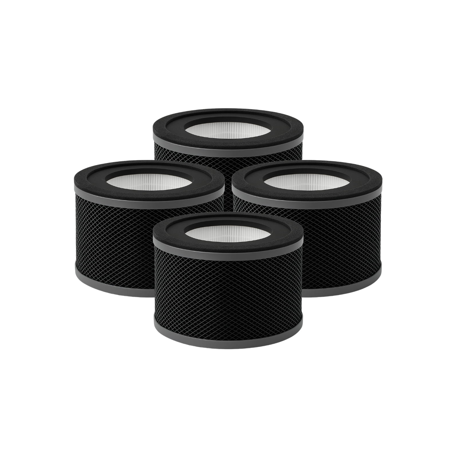 True HEPA Replacement Filter Compatible with TaoTronics TT-AP001 Air Purifier, 4 Filters