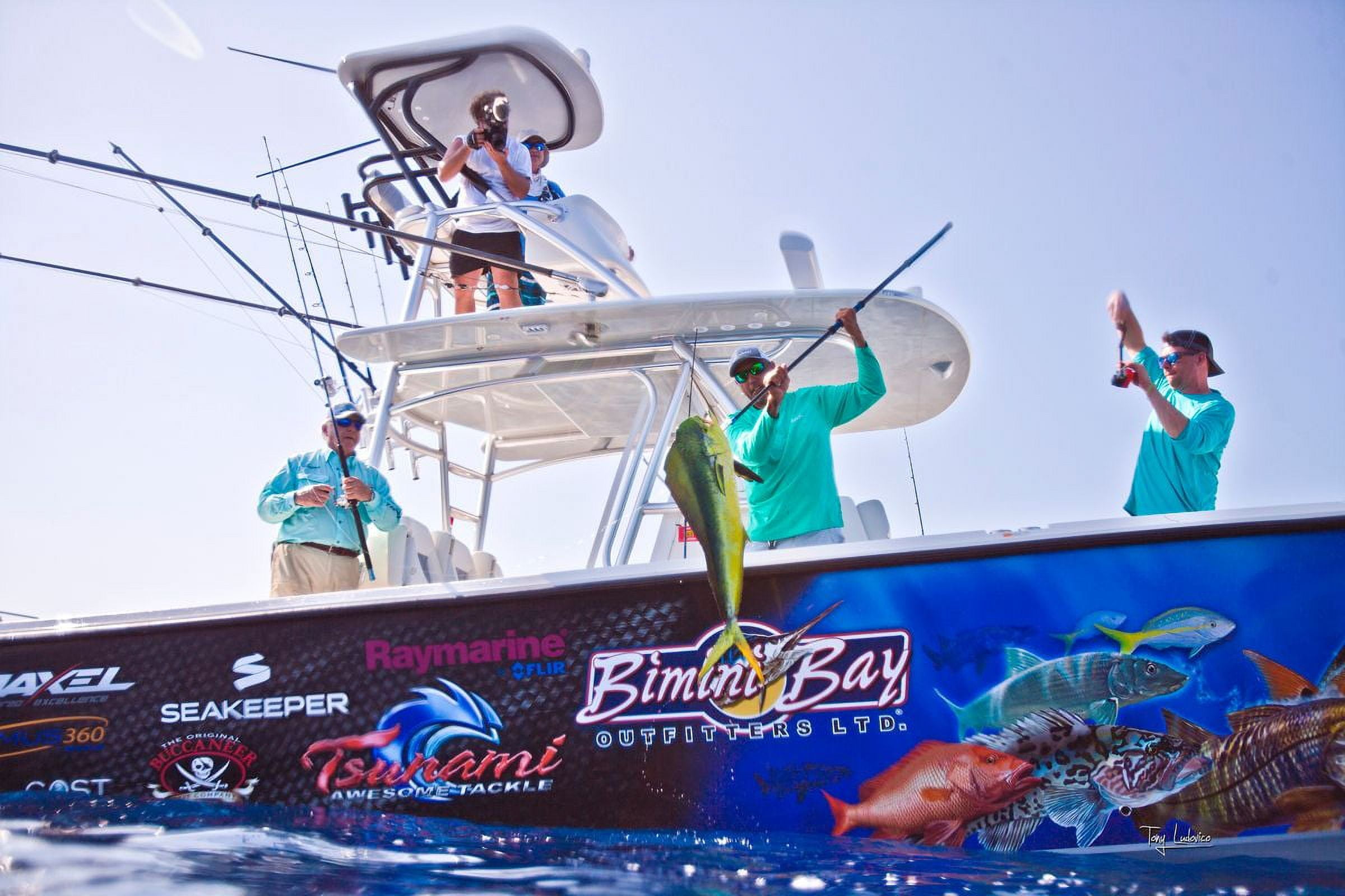 Tsunami Wreckage Graphite ‎6' 6" Bait Casting Fishing Rod & Reel Combo