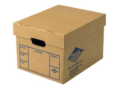Uboxes Storage Box With Recycled Material - Pack of 12 File Boxes