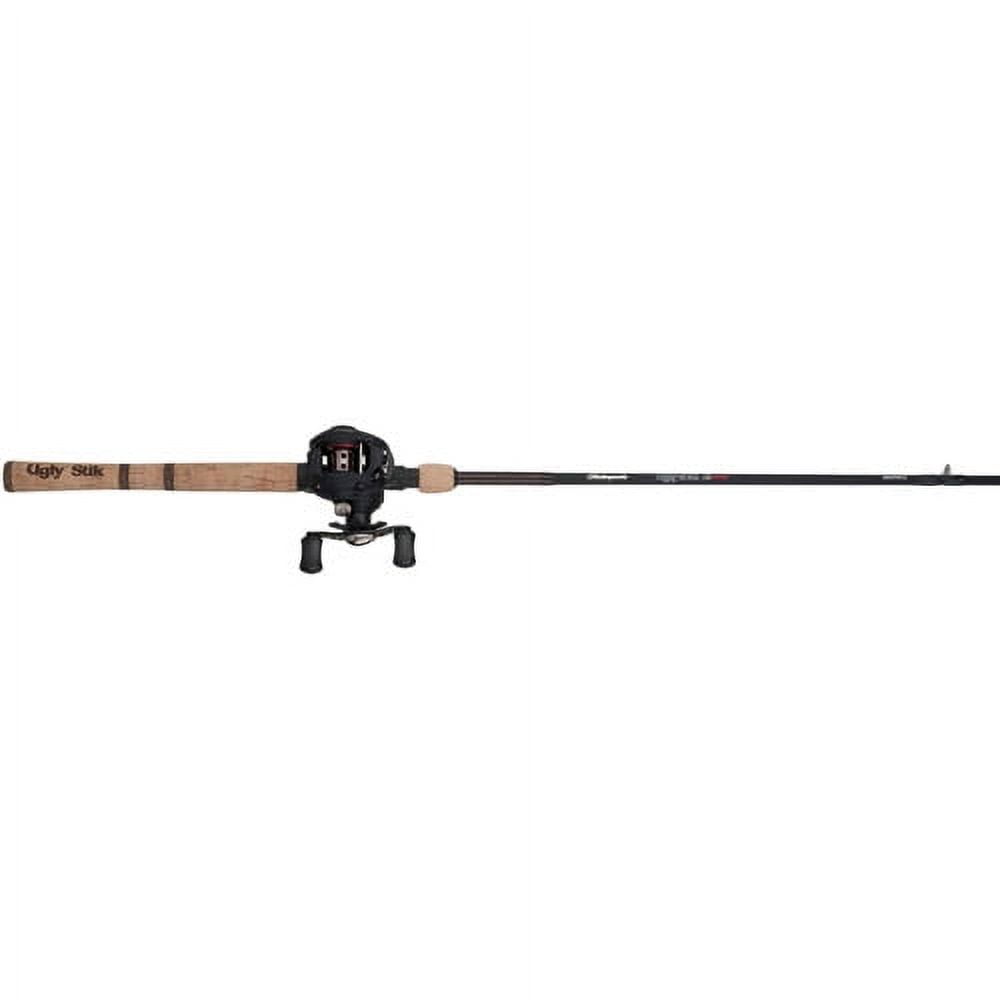 Ugly Stik Elite Baitcast Fishing Combo, 6'6" Medium Heavy, LP
