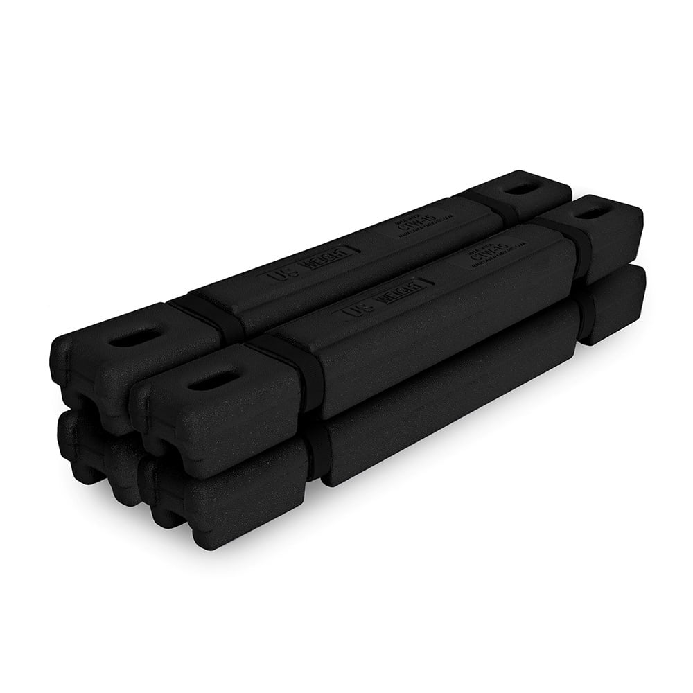 US Weight Four 15-Pound Ingot Canopy Weights Secure Tents and Canopies – 60 Pounds Total