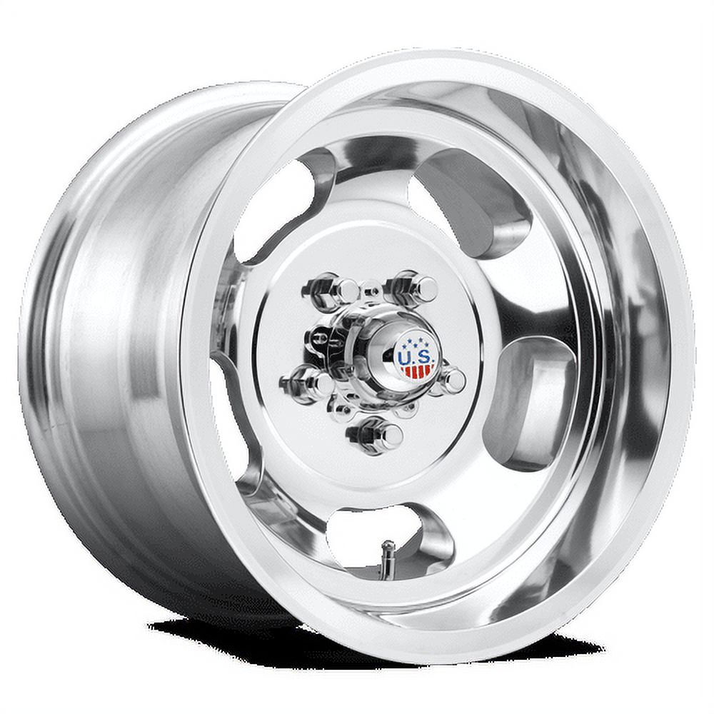 US Mags U101 INDY High Luster Polished Finish Wheel with Aluminum (15 x 10. inches /5 x 127 mm, -50 mm Offset)