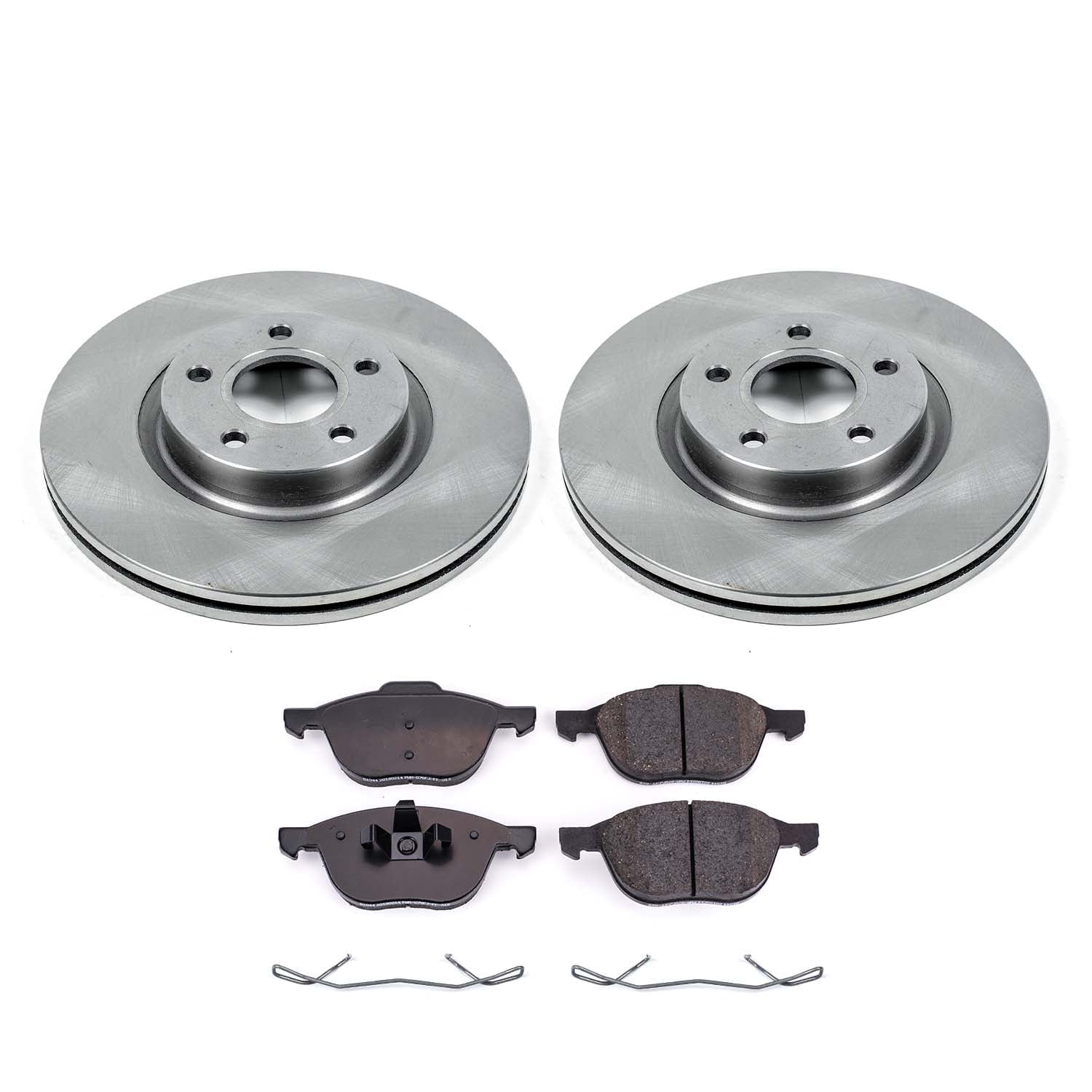 Ultimate Brakes Front Ceramic Brake Pad and Rotor Kit with Hardware WM80055