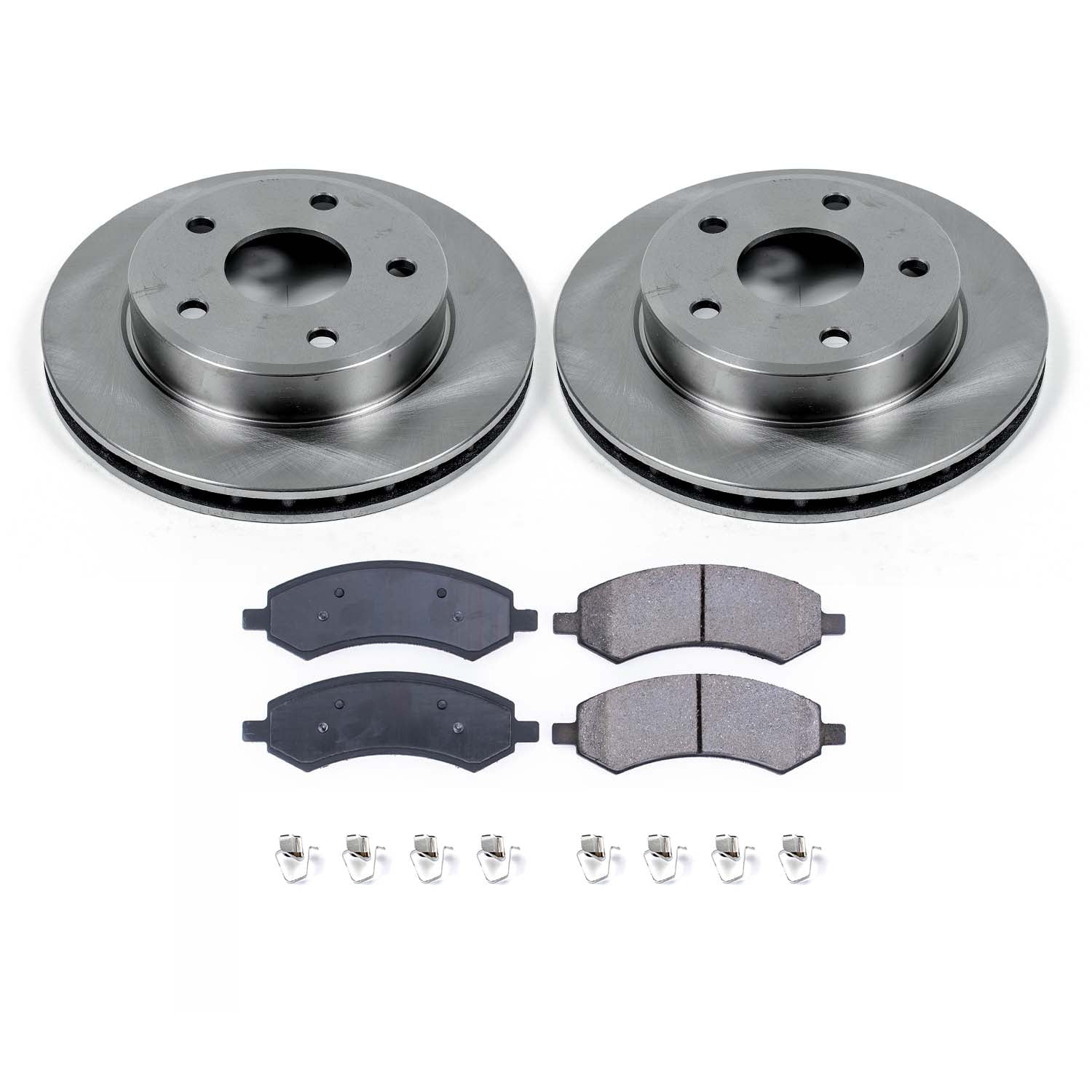 Ultimate Brakes Front Ceramic Brake Pad and Rotor Kit with Hardware WM80125