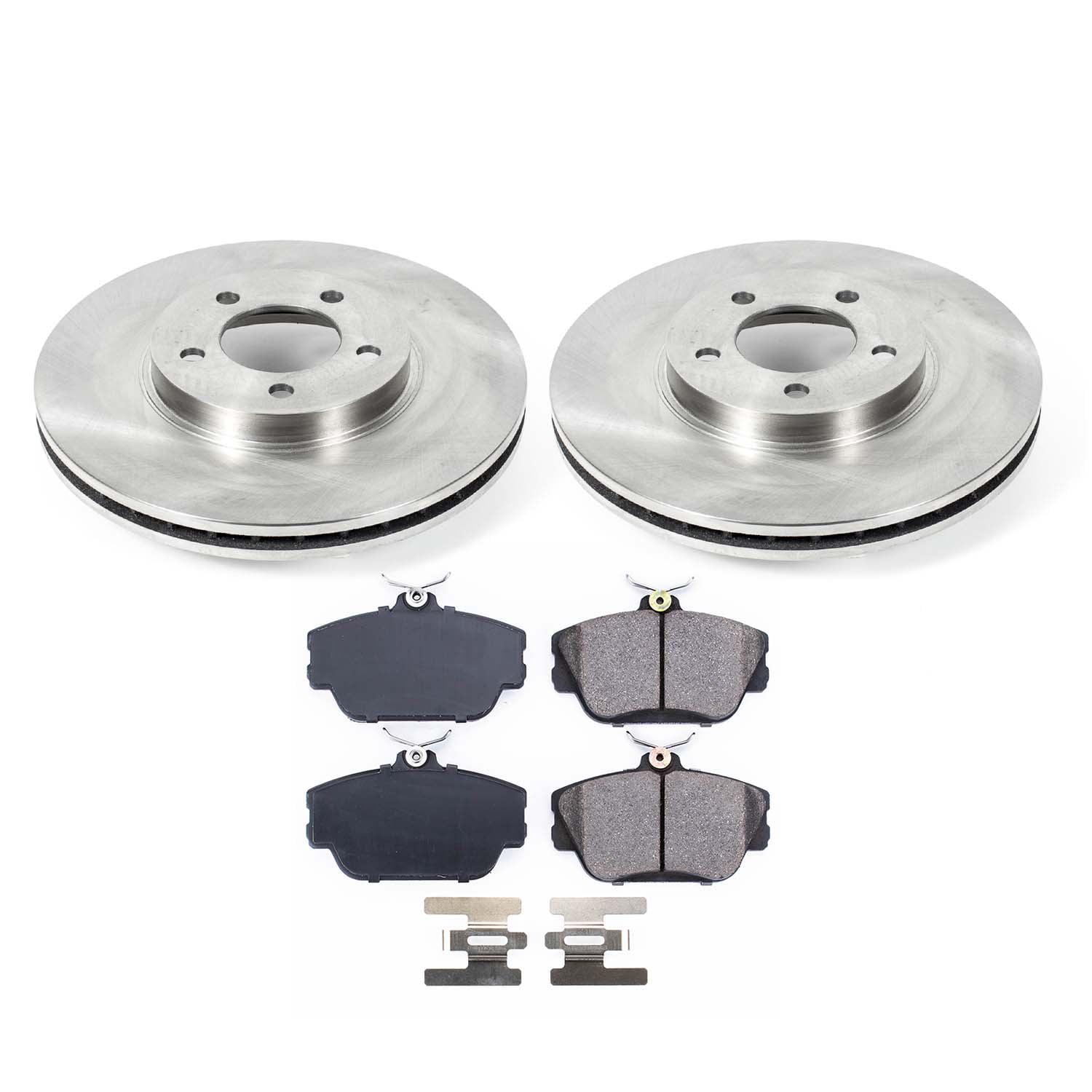 Ultimate Brakes Front Ceramic Brake Pad and Rotor Kit with Hardware WM80504
