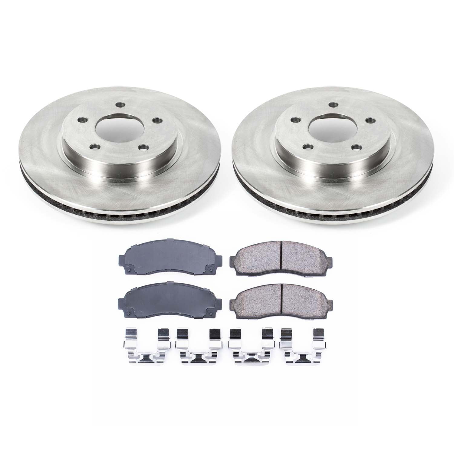 Ultimate Brakes Front Ceramic Brake Pad and Rotor Kit with Hardware WM80737
