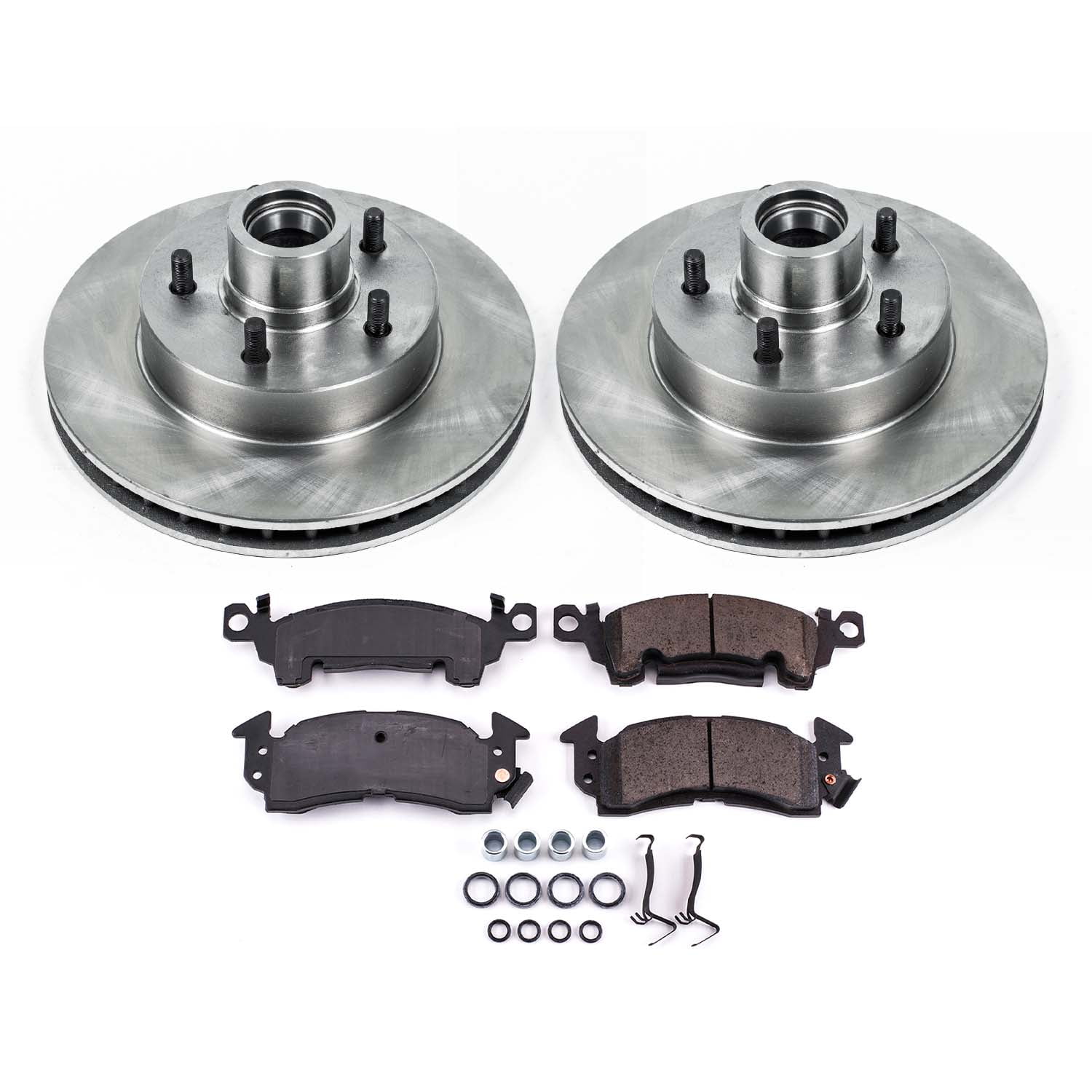 Ultimate Brakes Front Semi-Metallic Brake Pad and Rotor Kit with Hardware WM80009