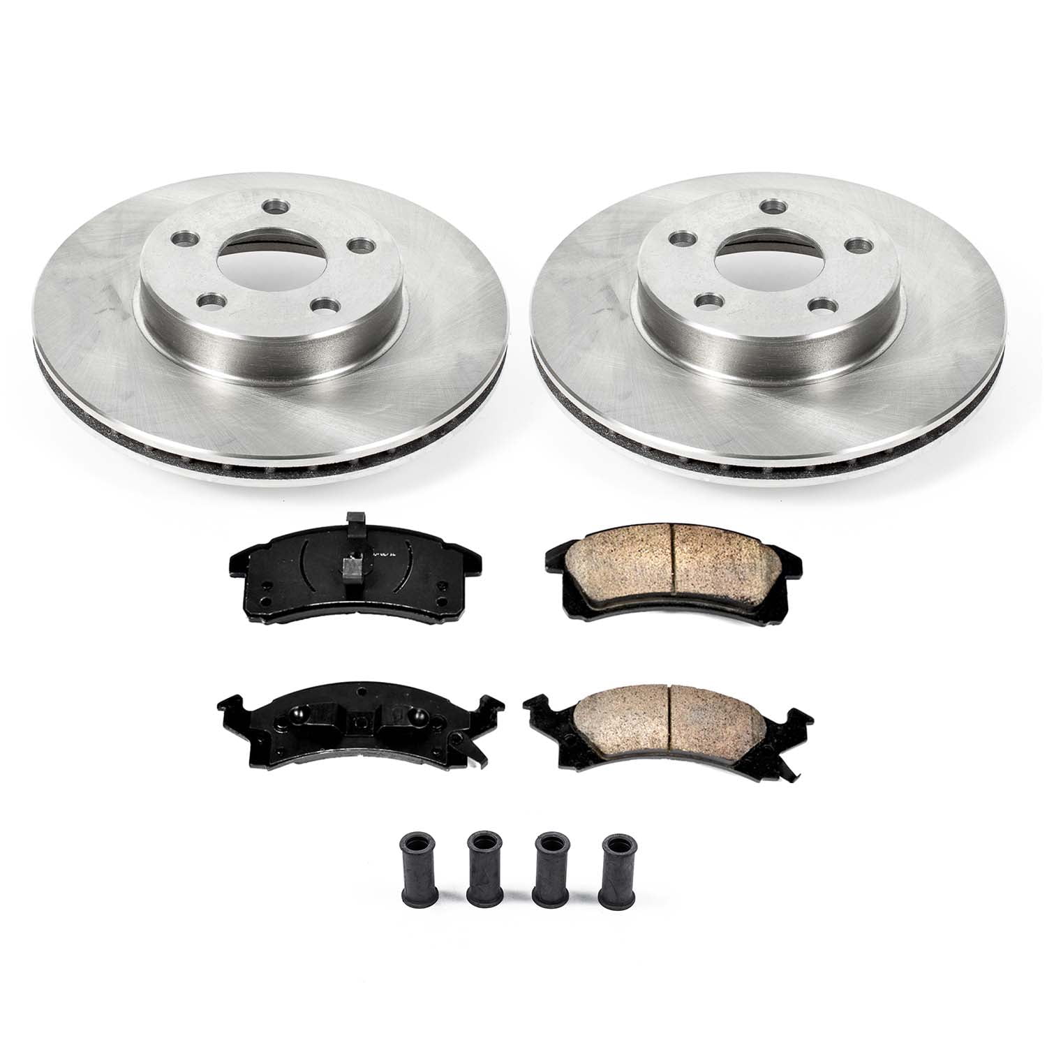 Ultimate Brakes Front Semi-Metallic Brake Pad and Rotor Kit with Hardware WM80454