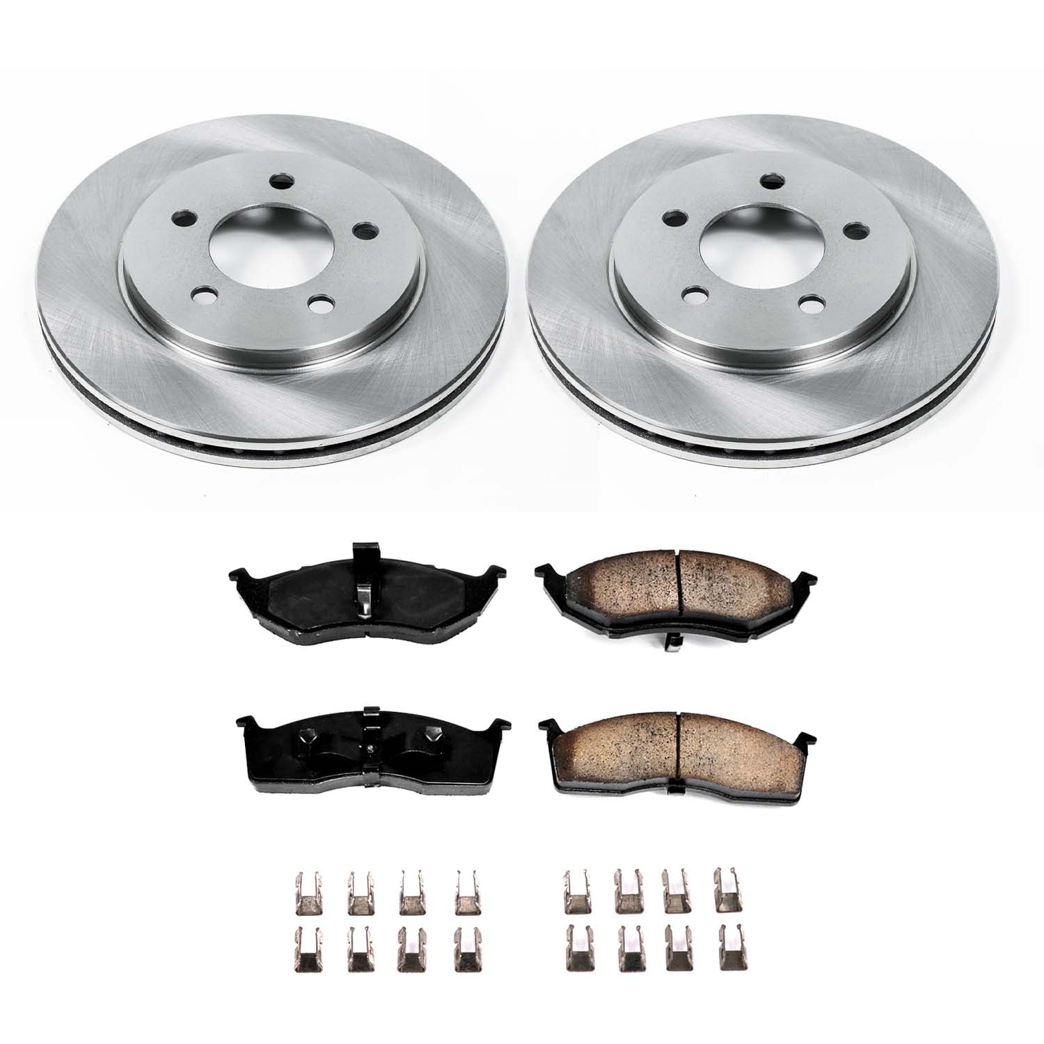 Ultimate Brakes Front Semi-Metallic Brake Pad and Rotor Kit with Hardware WM80503