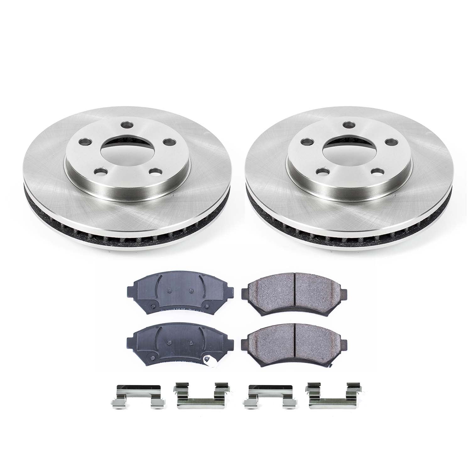 Ultimate Brakes Front Semi-Metallic Brake Pad and Rotor Kit with Hardware WM80603