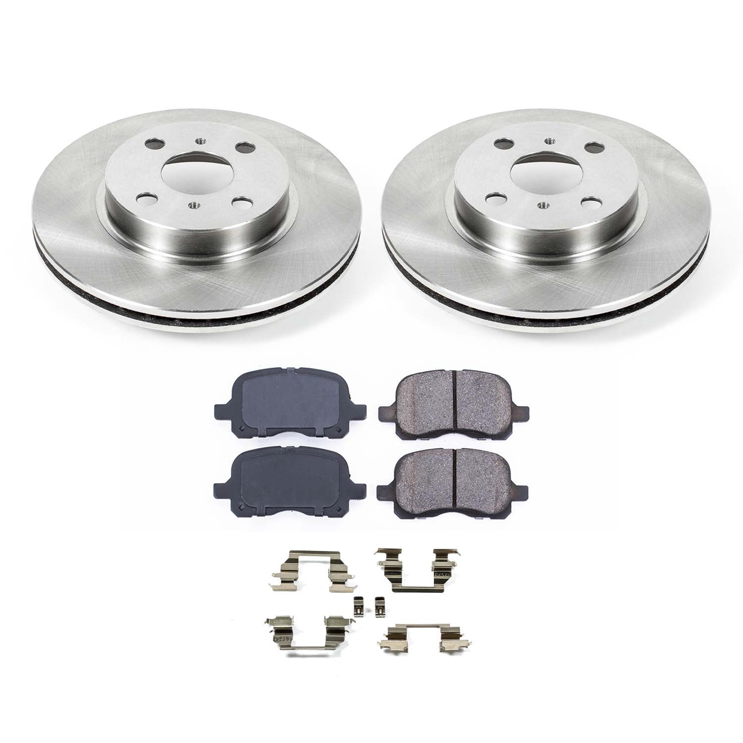 Ultimate Brakes Front Semi-Metallic Brake Pad and Rotor Kit with Hardware WM80651