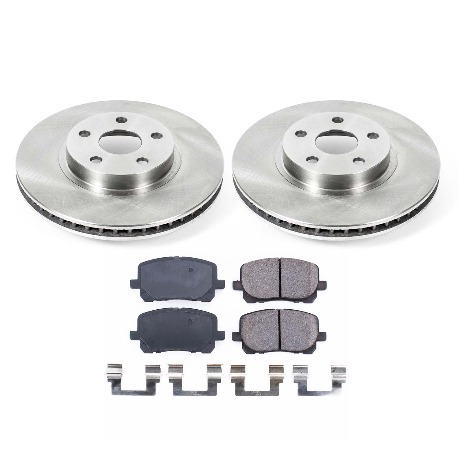 Ultimate Brakes Front Semi-Metallic Brake Pad and Rotor Kit with Hardware WM80892