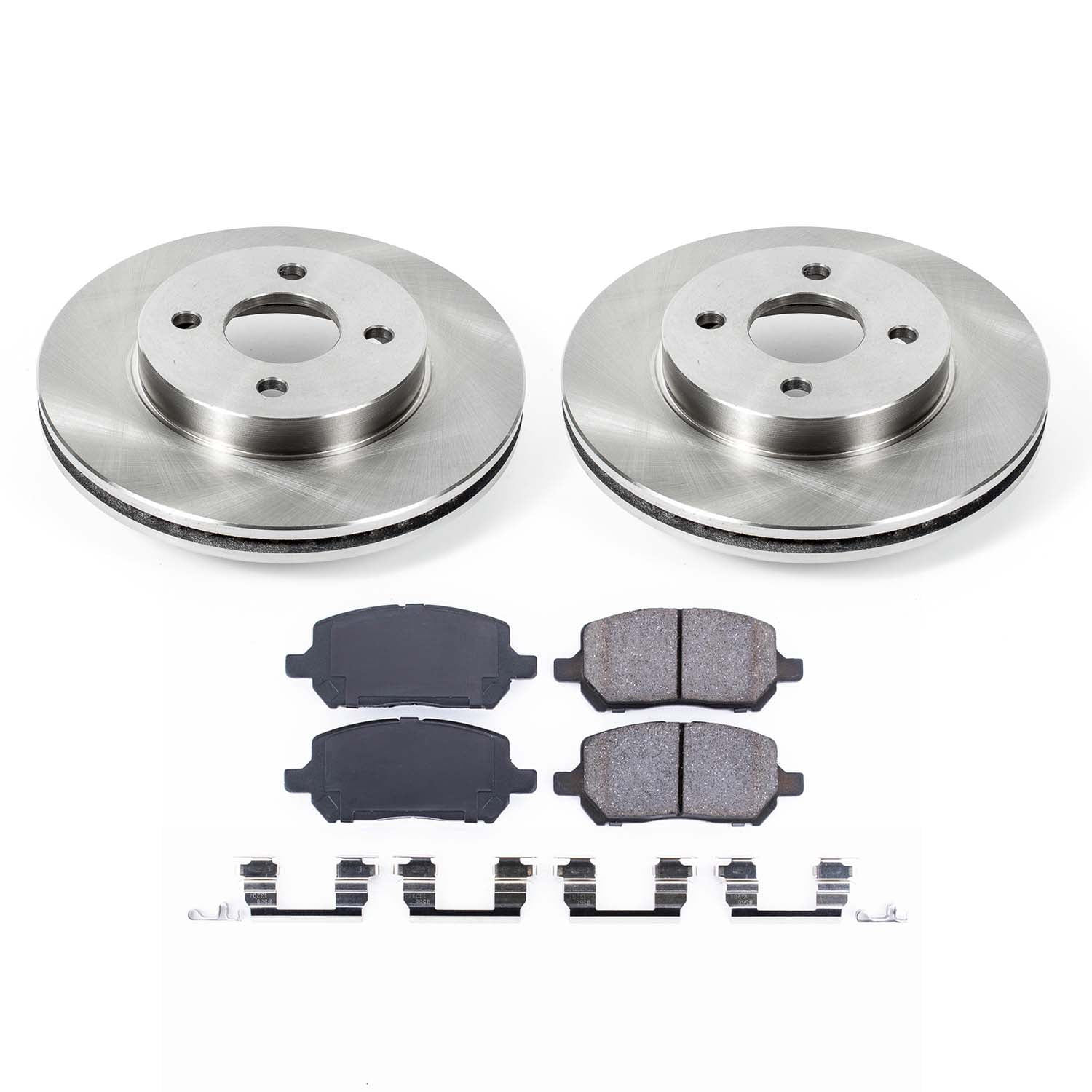 Ultimate Brakes Front Semi-Metallic Brake Pad and Rotor Kit with Hardware WM80924