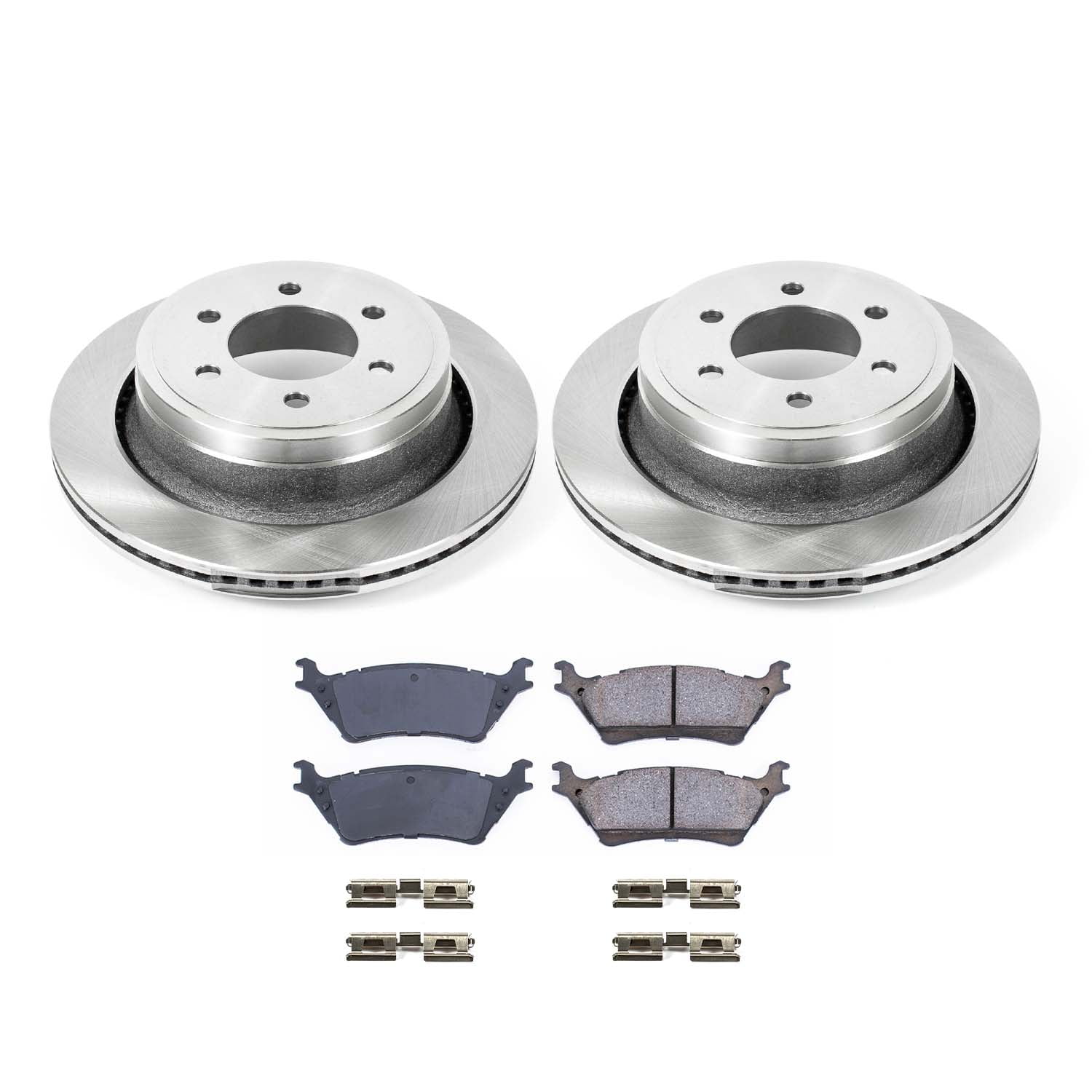 Ultimate Brakes Rear Ceramic Brake Pad and Rotor Kit with Hardware WM80325