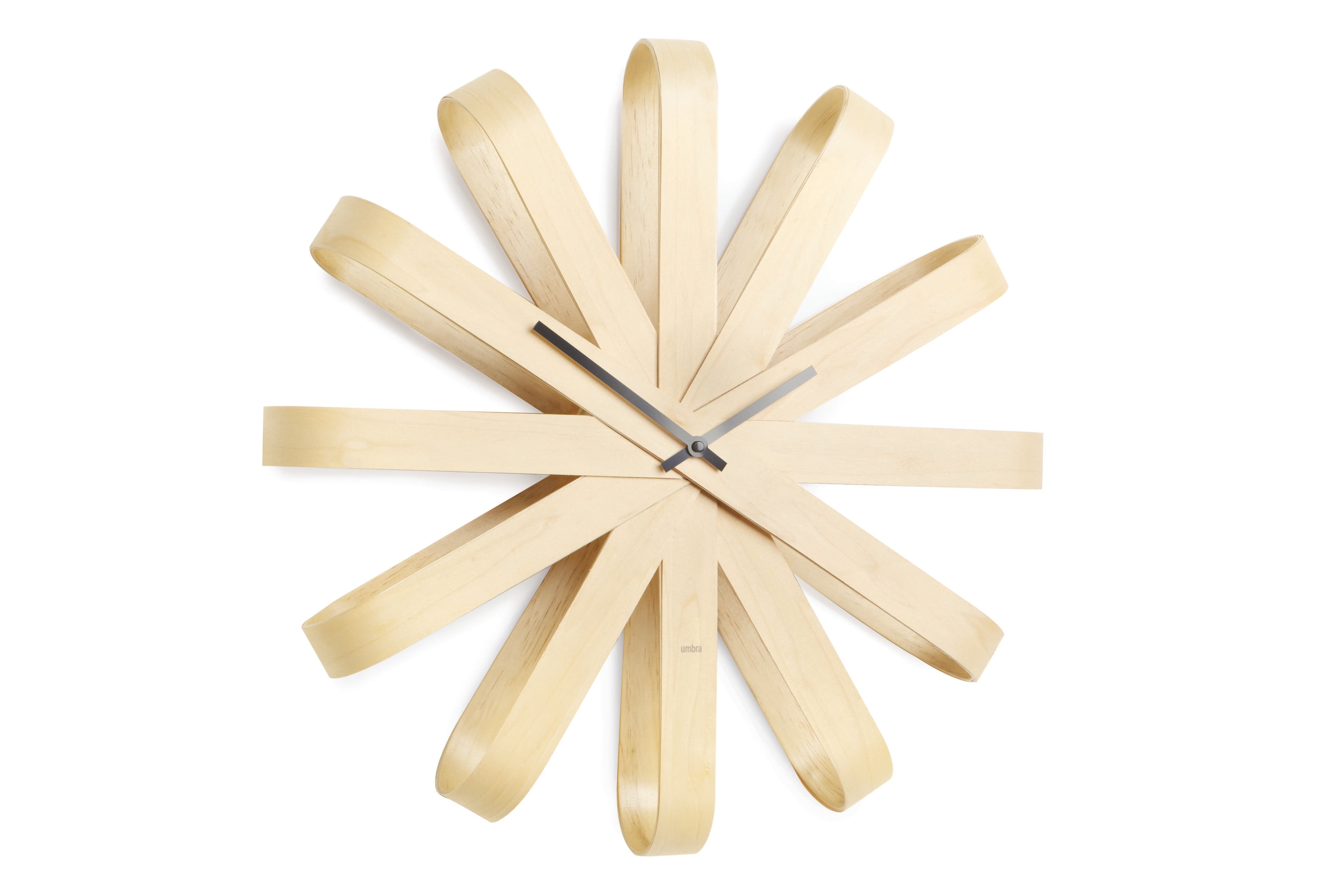 Umbra Ribbonwood Wall Clock