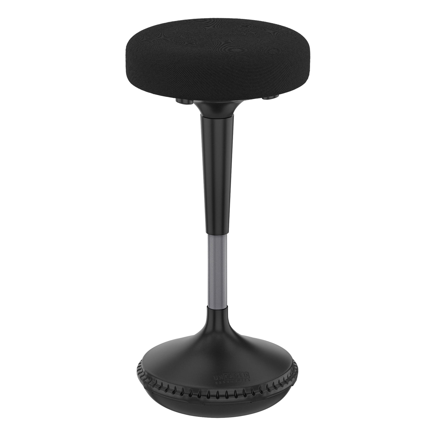Uncaged Ergonomics Wobble Stool Adjustable-Height Standing Desk and Balance Stool (Black), WSF-b
