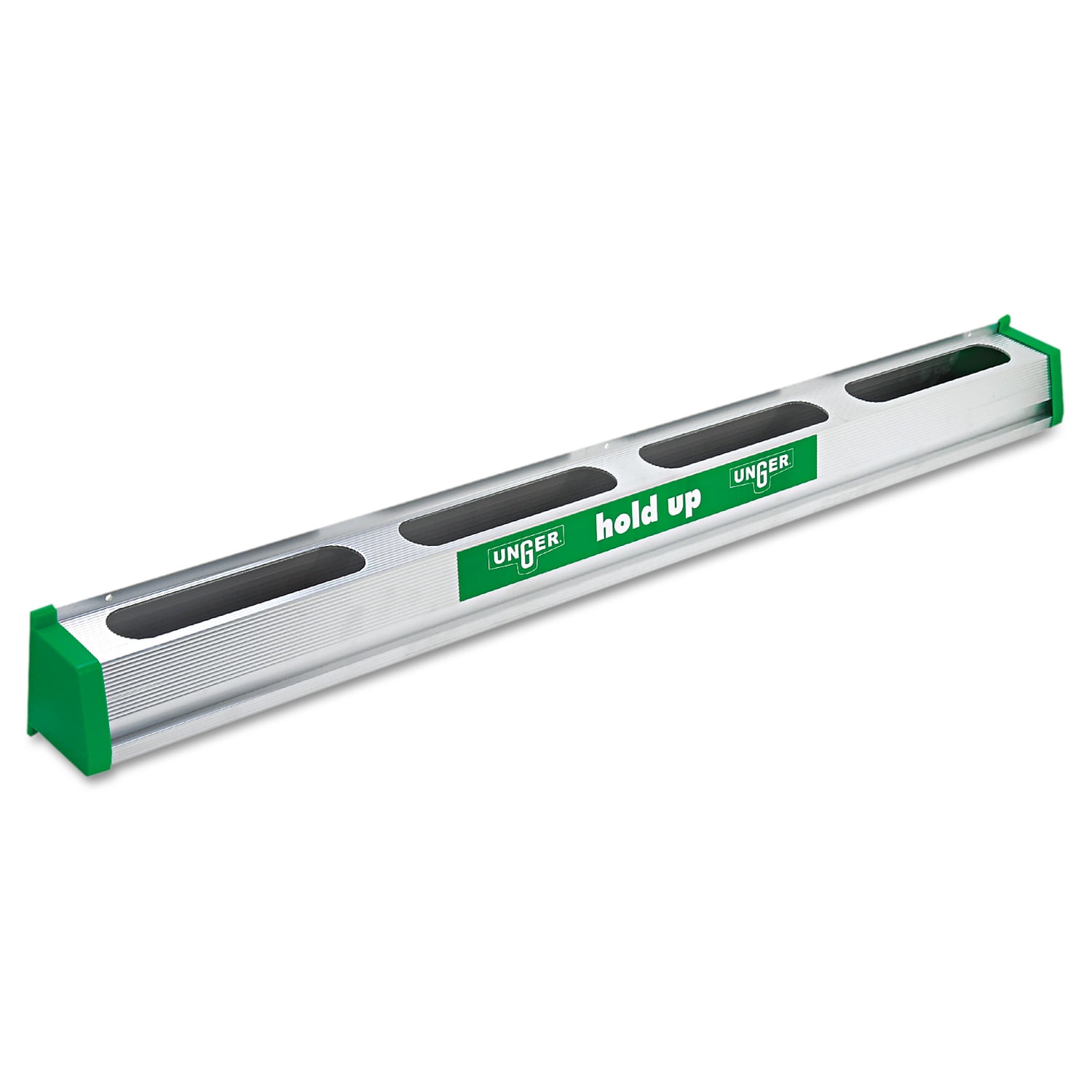 Unger Hold Up Aluminum Tool Rack, 36", Aluminum/Green