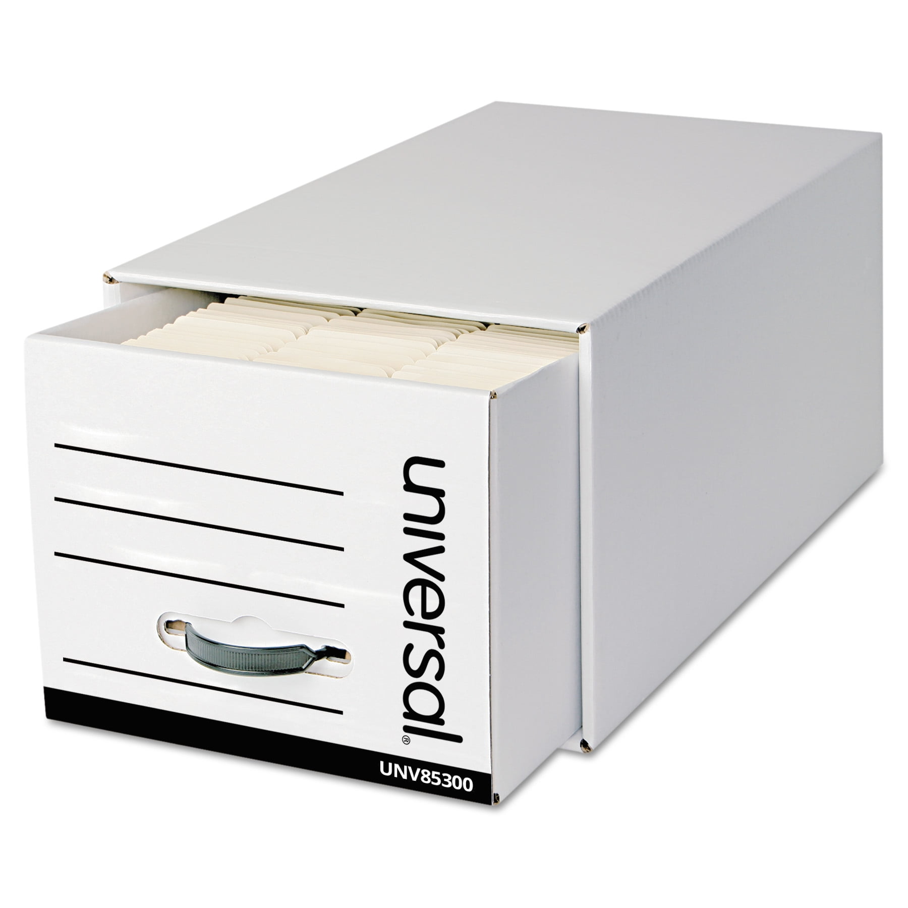 Universal Heavy-Duty File Cabinets with Reinforced Frame, White