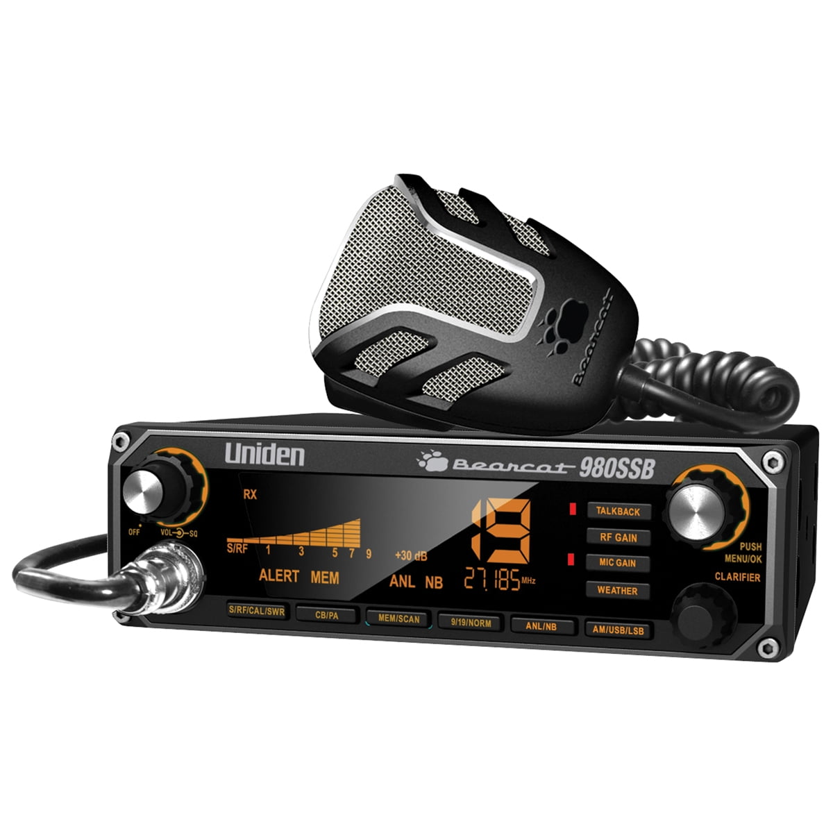 Uniden BEARCAT980 Bearcat CB Radio w/Noise Cancelling Microphone