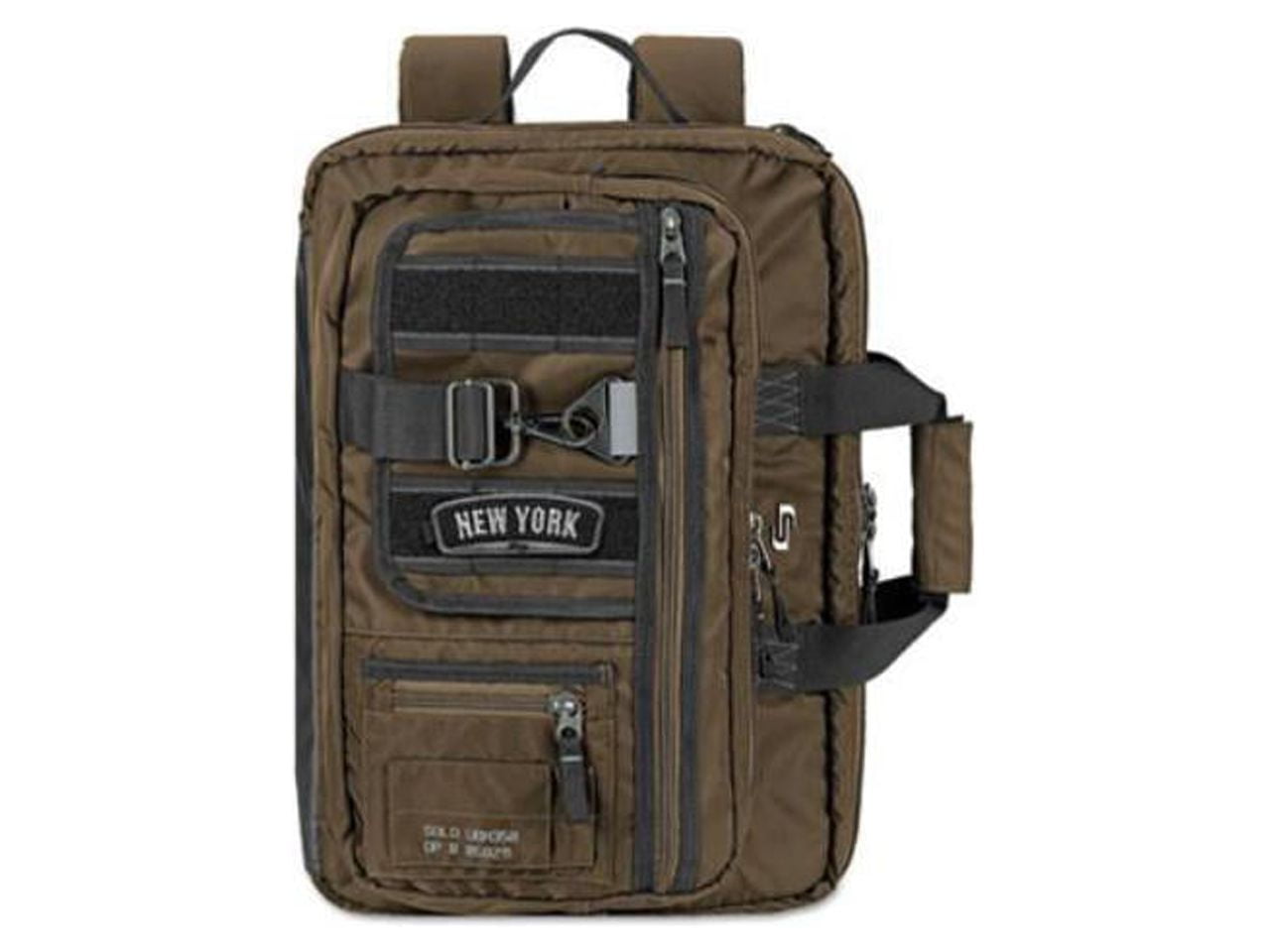 United States Luggage Zone Briefcase, 4.25" X 17.5" X 17.5", Nylon, Bronze