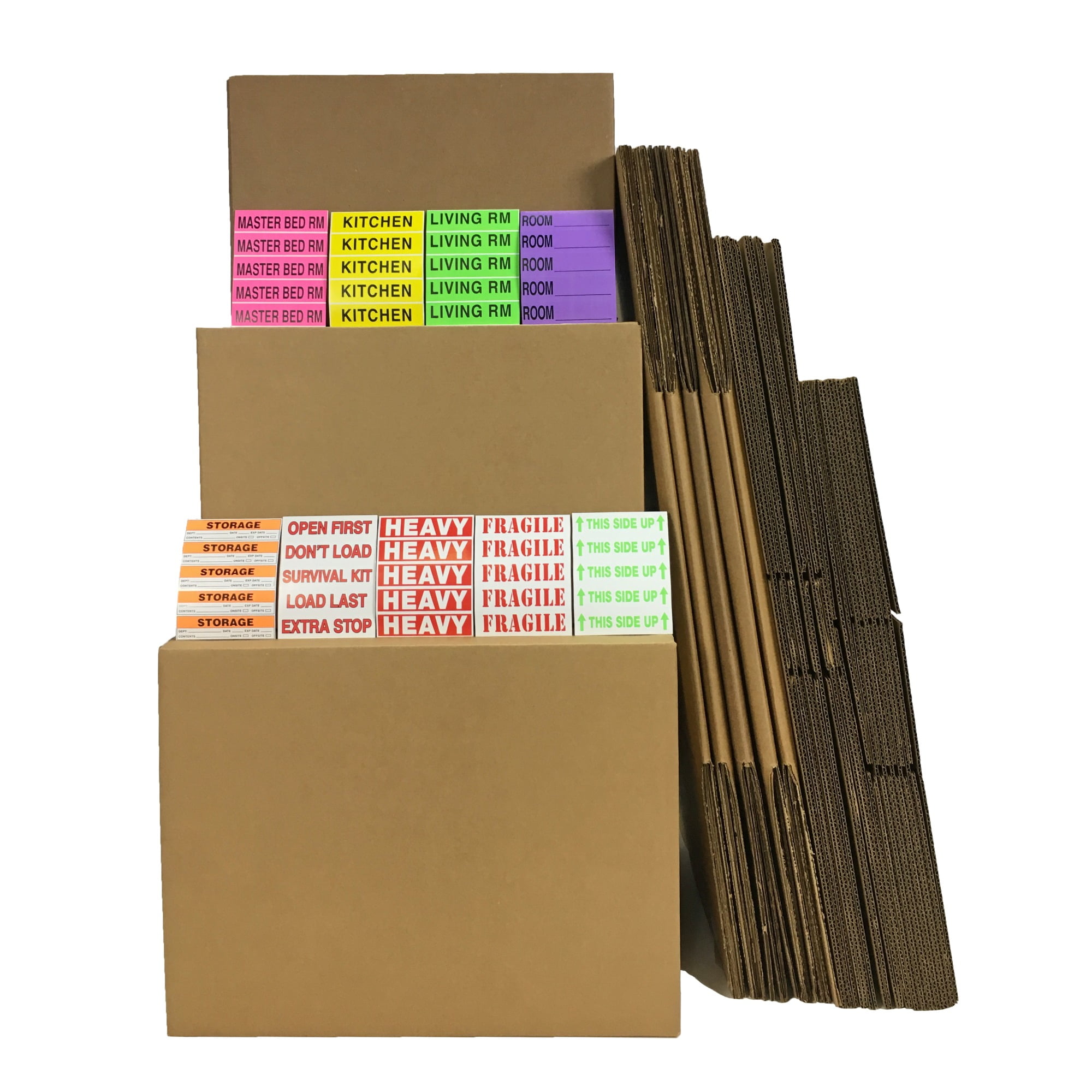 ValueSupplies Moving Kit #4 - 24 Boxes and Labels
