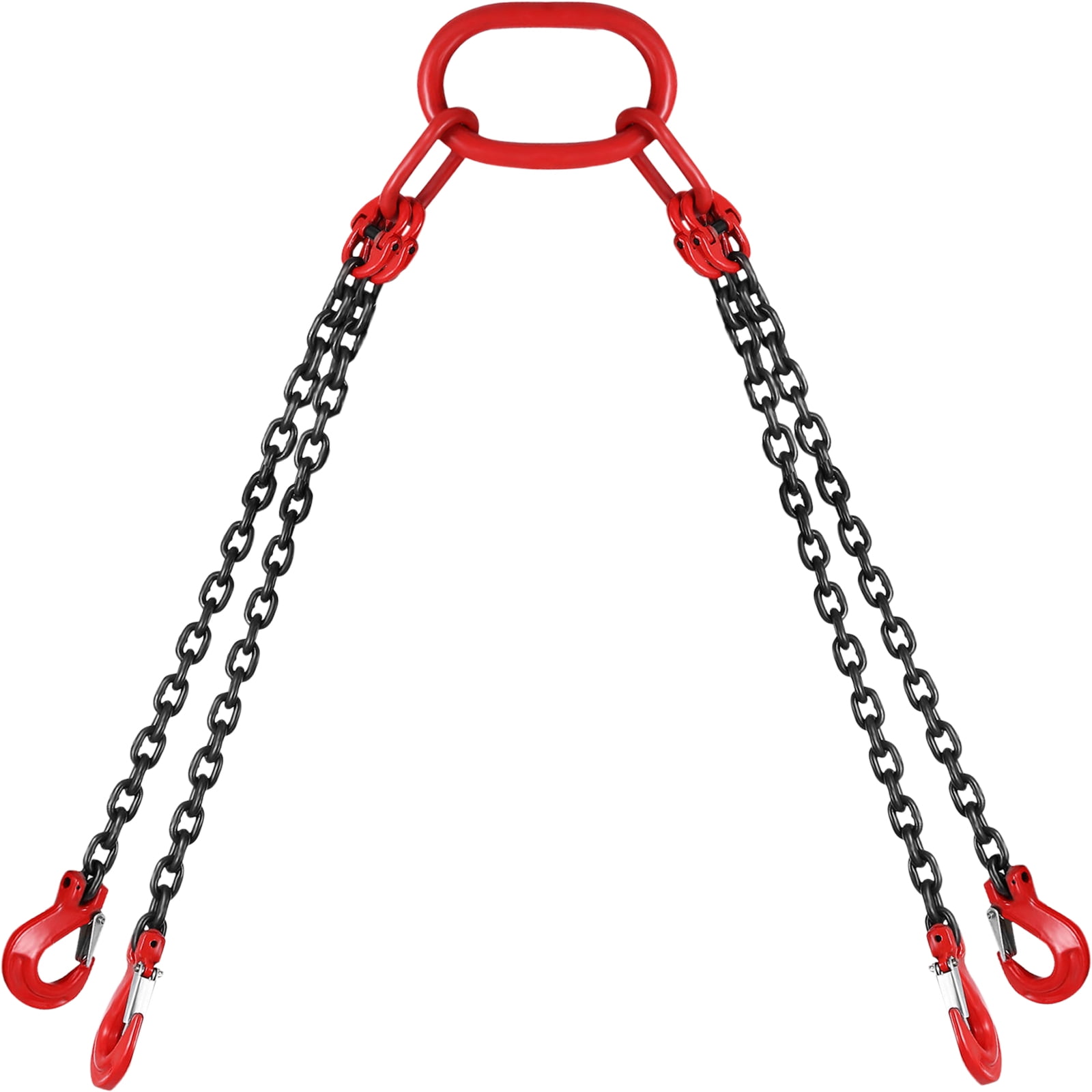 VEVOR 5ft Chain Sling 4 Legs 5/16" X 5' With Sling Hooks, Lifting Chain Sling G80 Alloy Steel