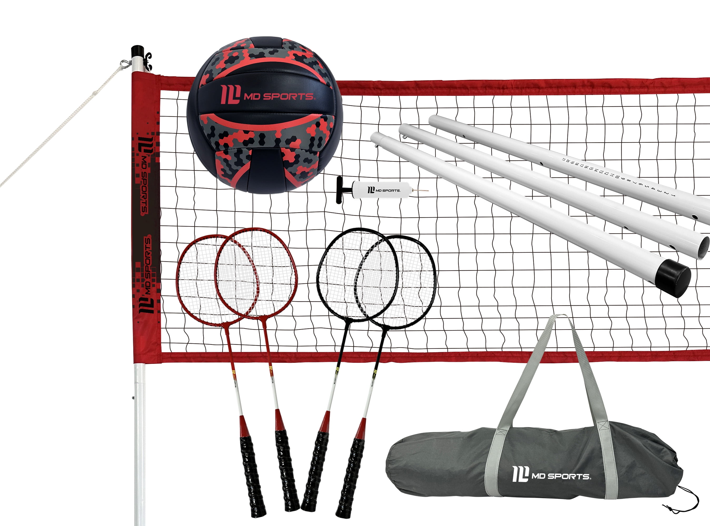 Competitor Volleyball and Badminton Combo Set by MD Sports