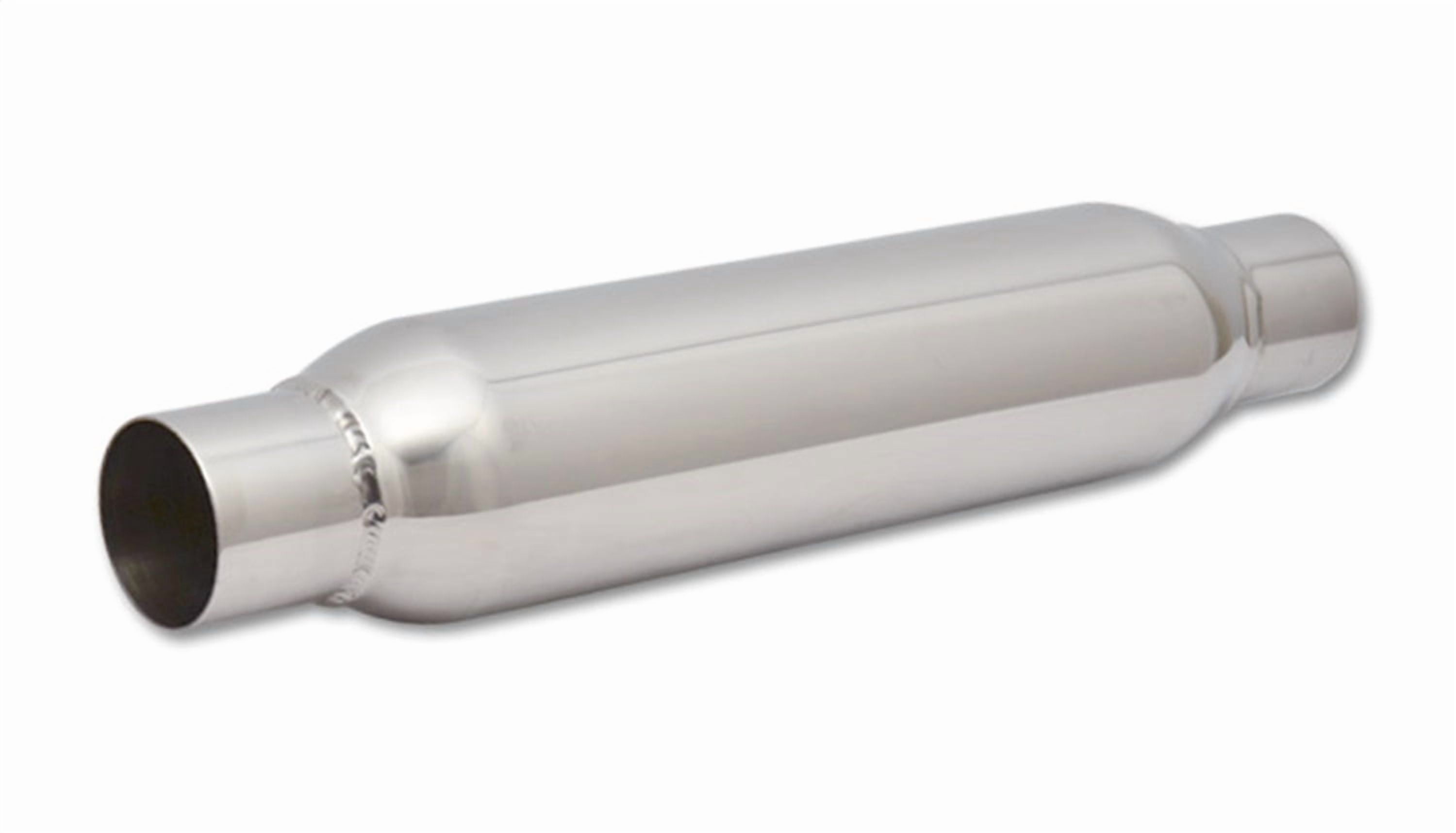 Vibrant Performance 1791 VIB1791 BOTTLE STYLE RESONATOR, 2.25IN INLET/OUTLET X 18IN LONG