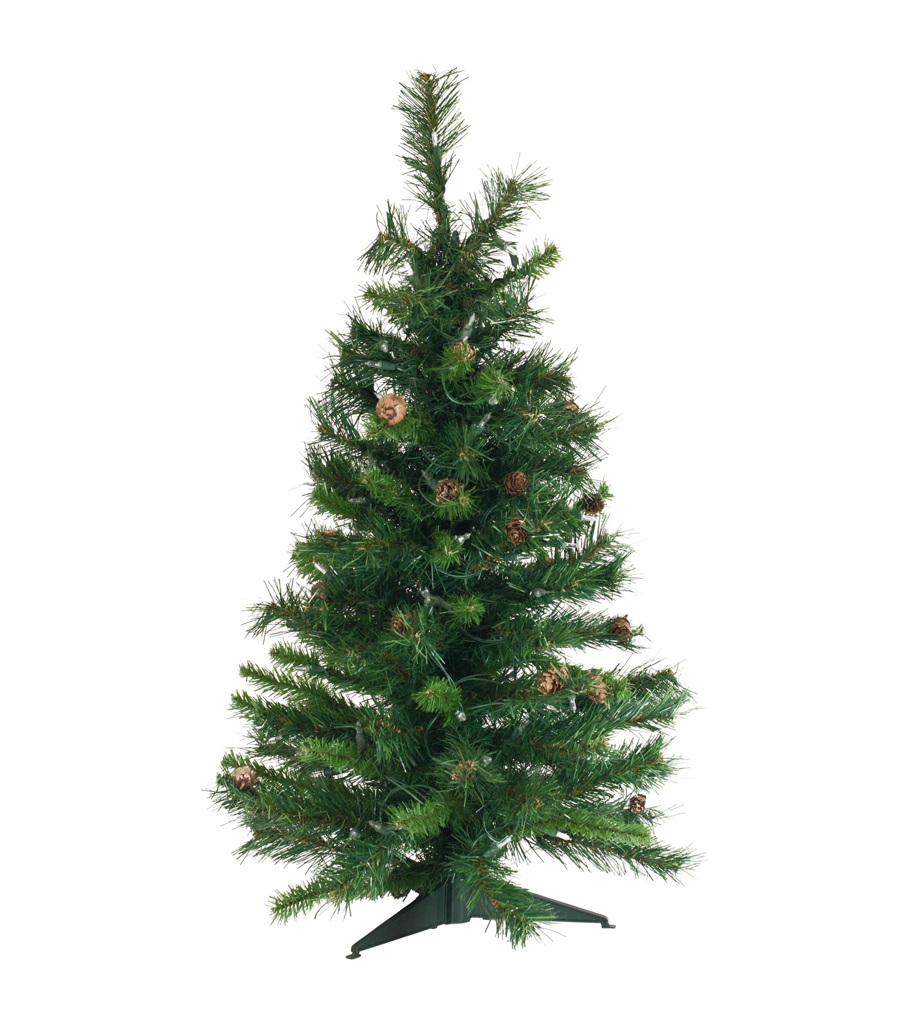Vickerman 3' Cheyenne Pine Artificial Christmas Tree, Clear Dura-Lit® Mini Lights