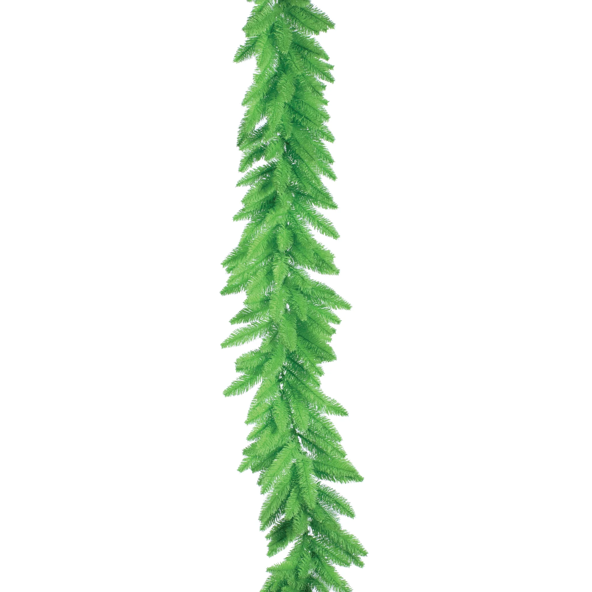 Vickerman 9' Lime Artificial Christmas Garland, Lime Dura-Lit LED lights.