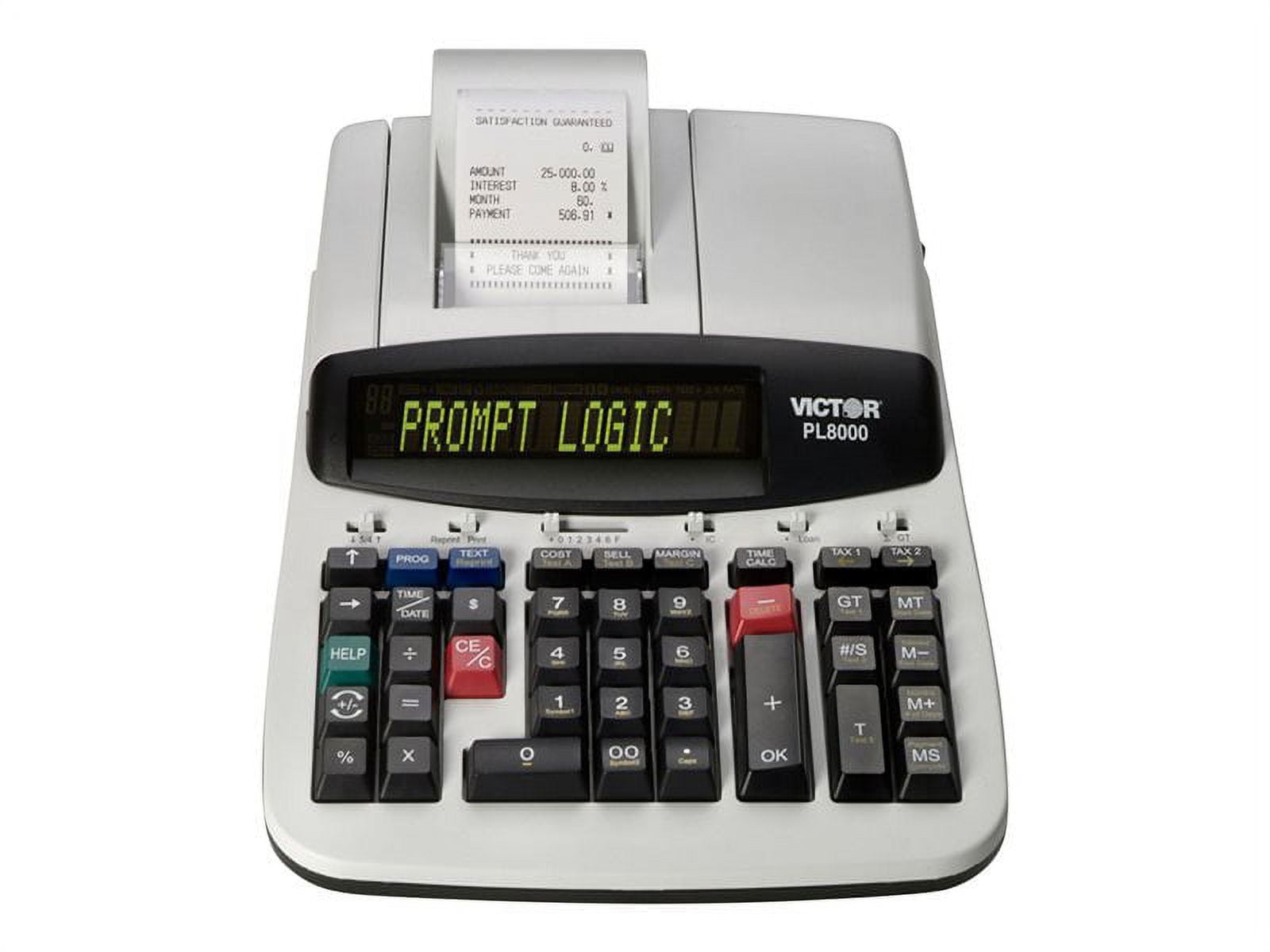 Victor Technology PL8000 Heavy Duty Commercial Printing Calculator
