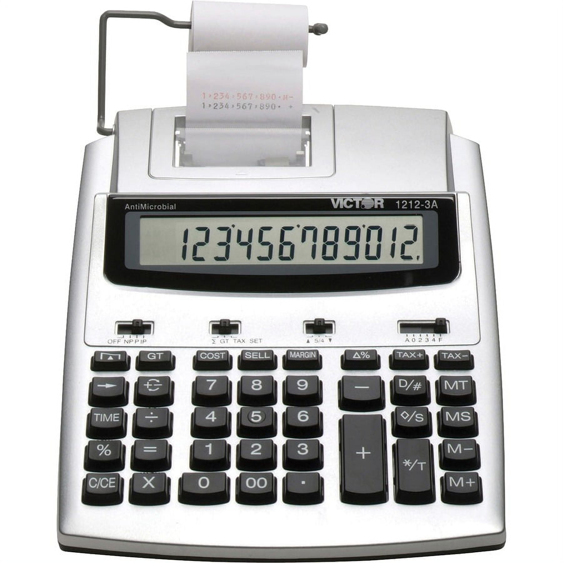 Victor Technology 12 Digit Commercial Printing Calculator (1212-3A)