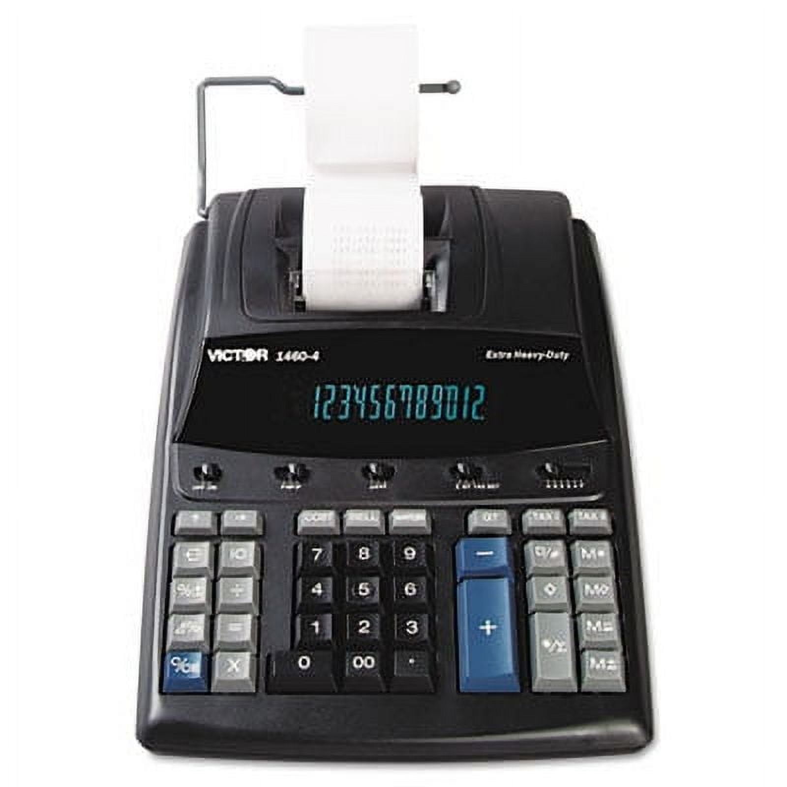Victor Technology 12 Digit Extra Heavy Duty Commercial Printing Calculator