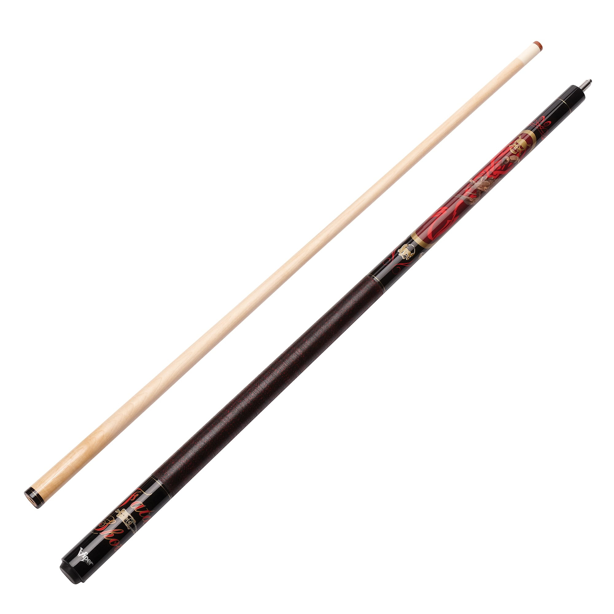 Viper Underground Fatal Shot 58" Billiard/Pool Cue, 2 Piece, 21 Ounce