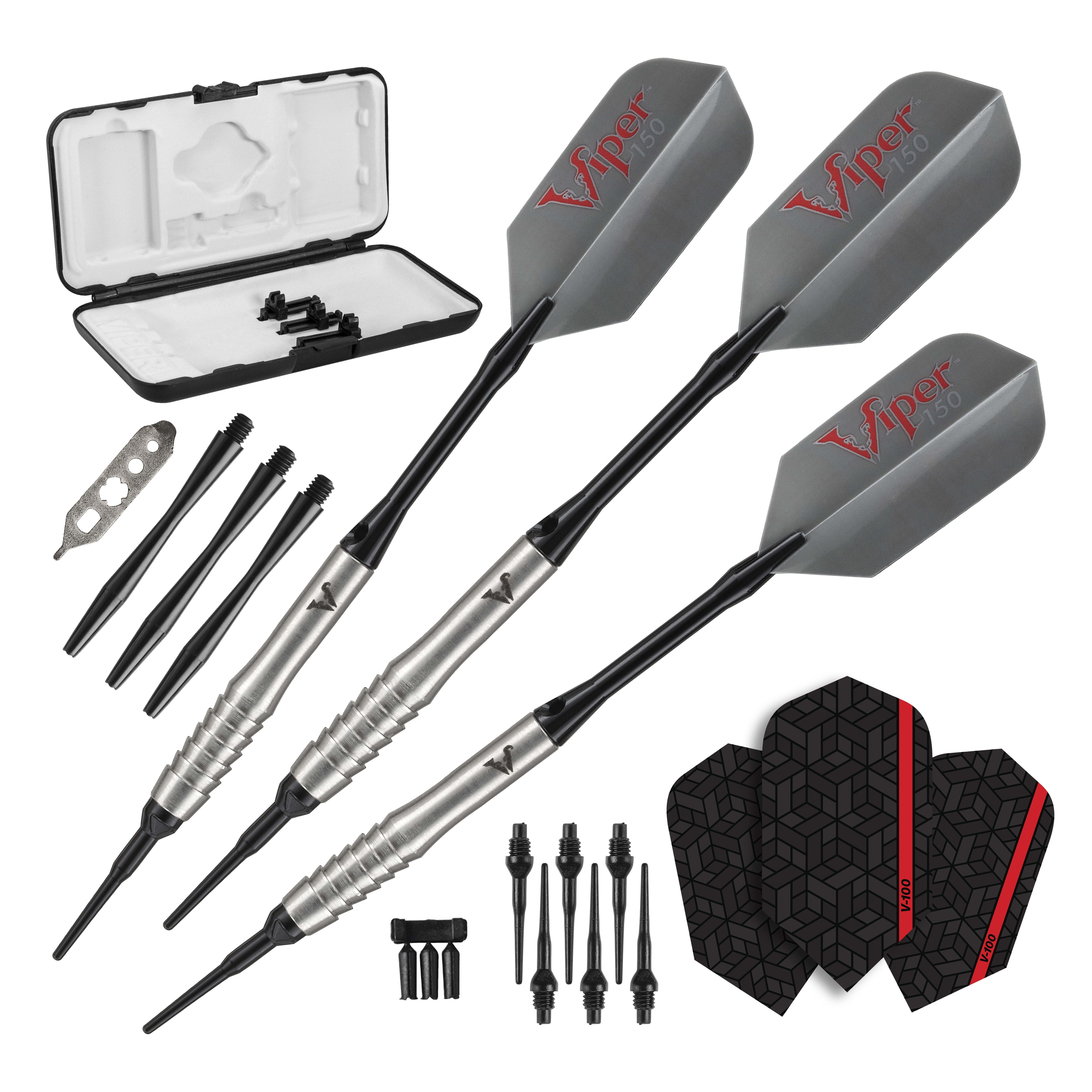 Viper V-Factor 90% Tungsten Professional Soft Tip Dart Set, 20 Grams