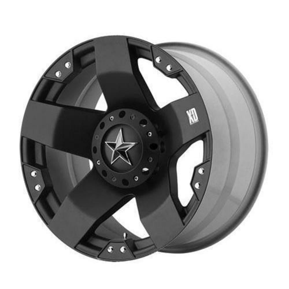 XD Wheels ROCKSTAR, 17x8 with 6 on 135 and 6 on 5.5 Bolt Pattern - Matte Black-XD77578067310 Wheel Rim